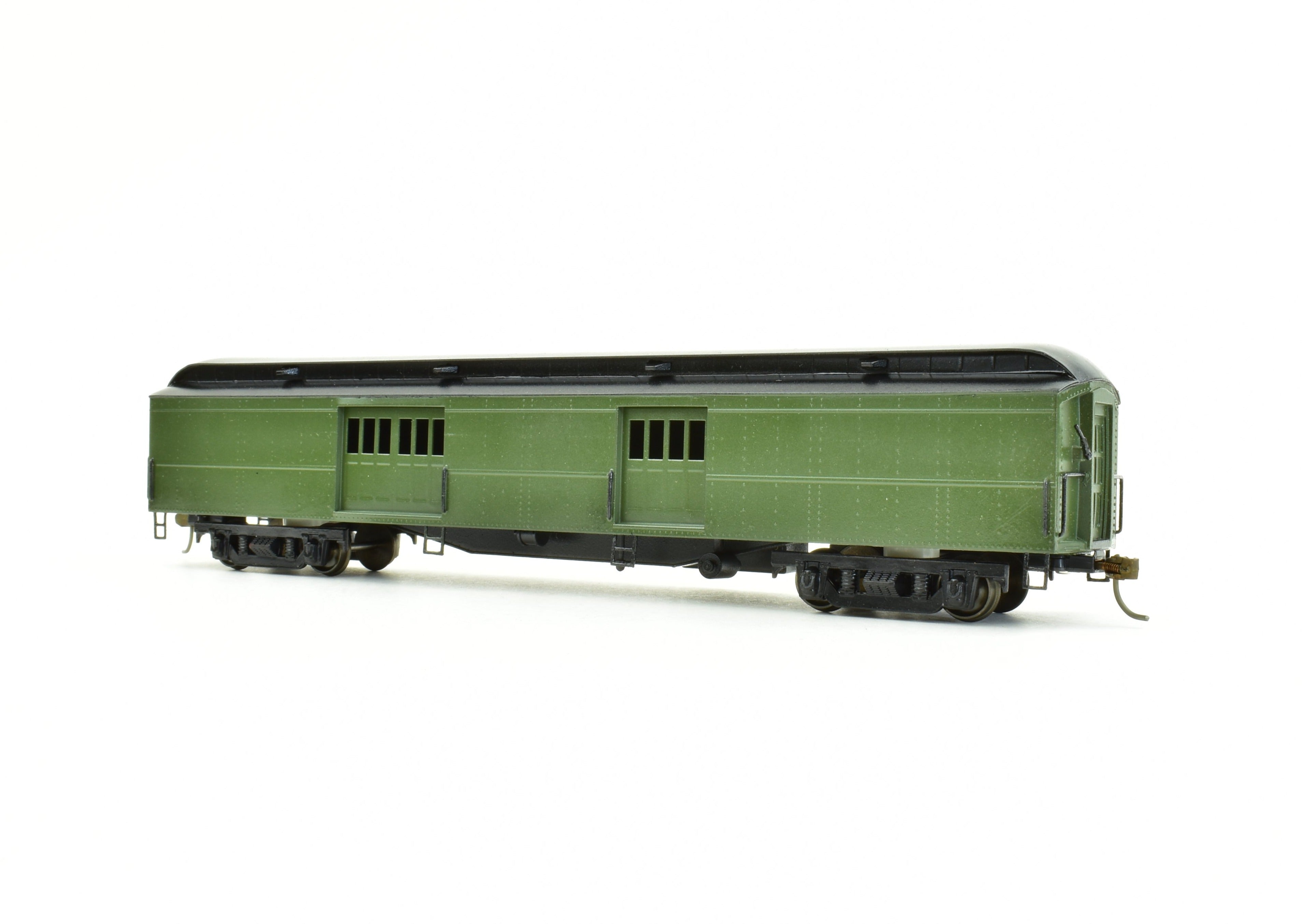 HO Scale Brass NPP Nickel - Plated Custom - Painted NYO&W Baggage Car
