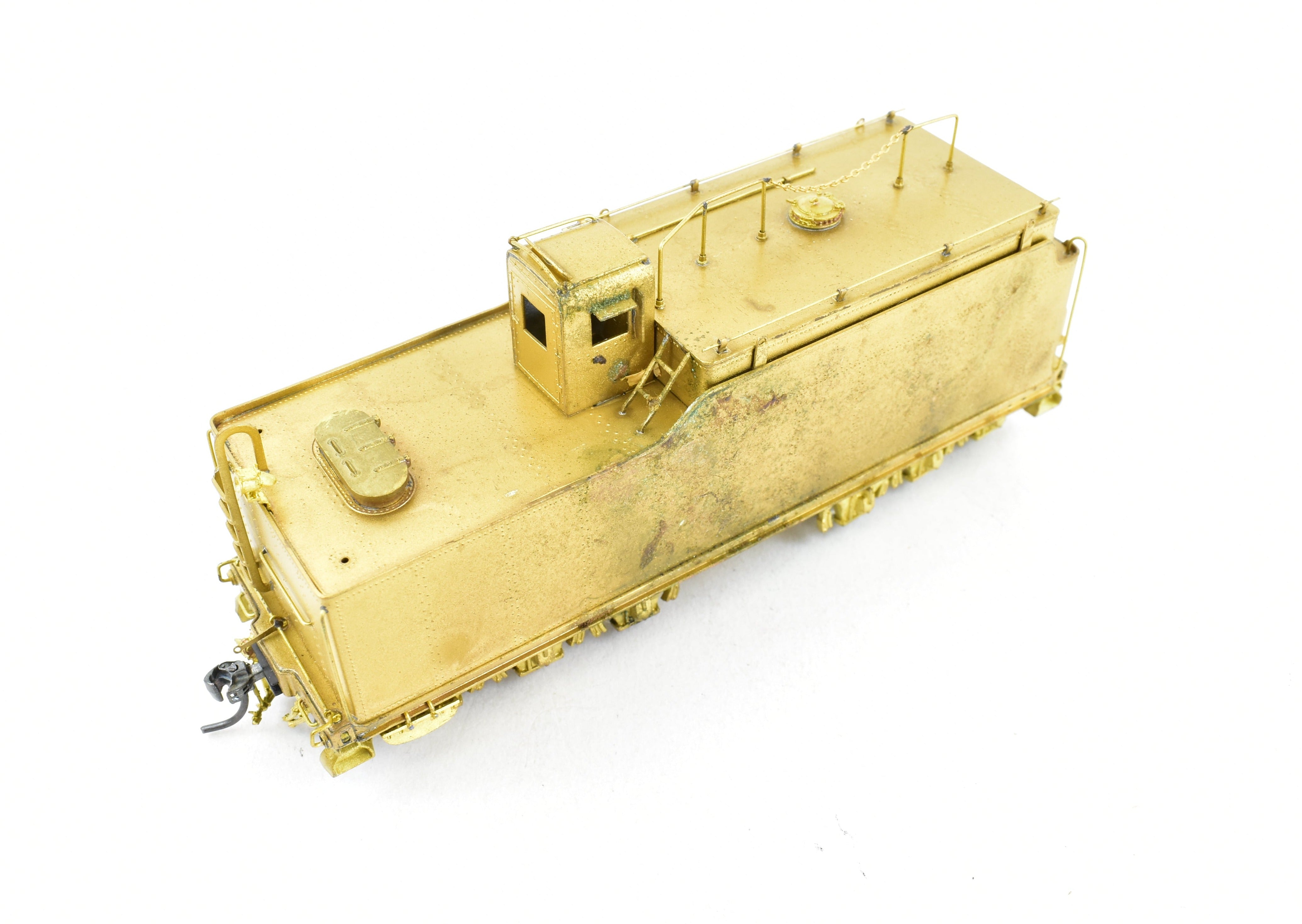 HO Scale Brass Key Imports Texas & Pacific H-2r 2-8-2 Mikado Steam Locomotive Model #800 with Elesco Feedwater Heater