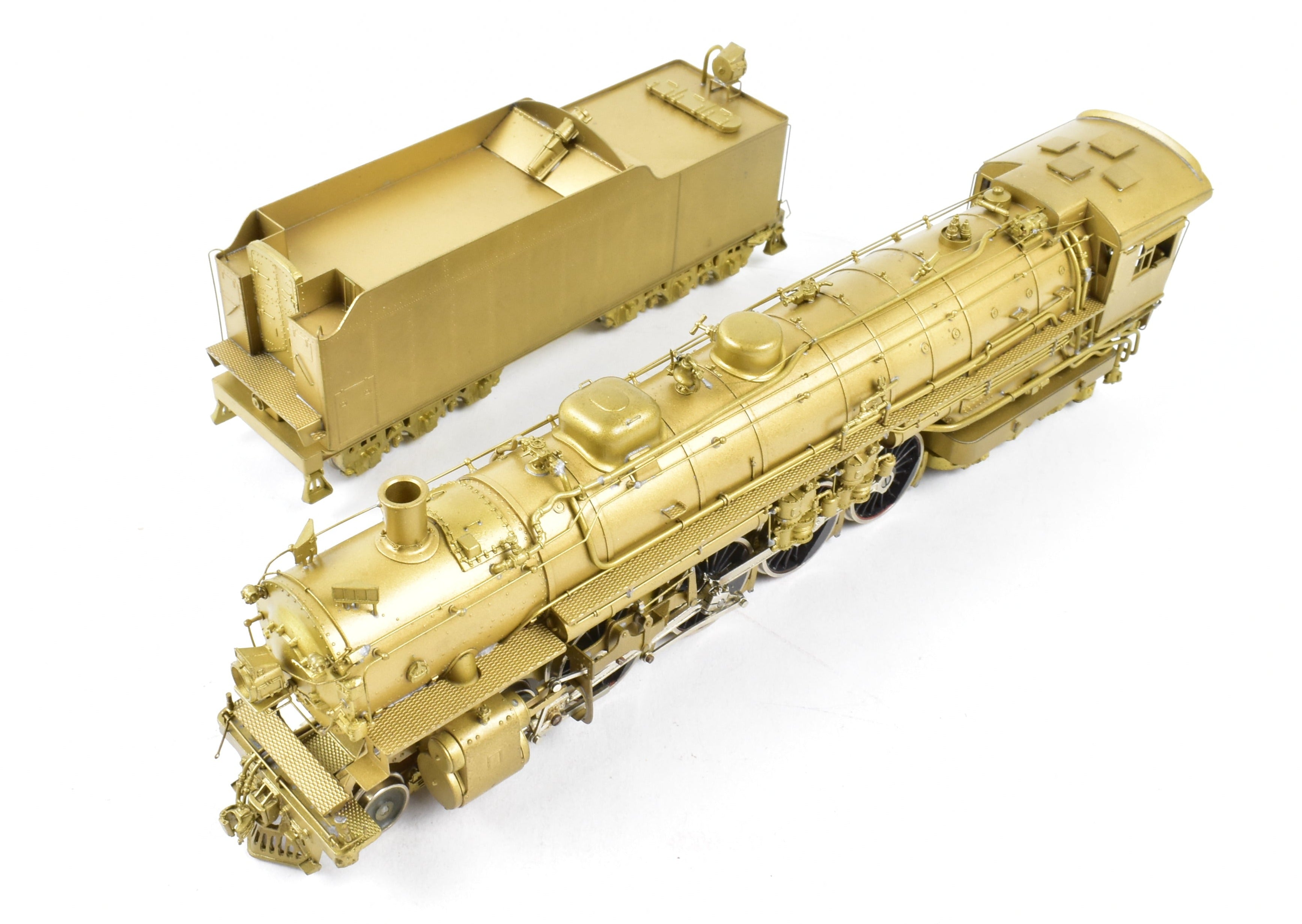 HO Scale Brass Model Train - Northern Pacific Class A 4-8-4 Royale Series, Custom-Built by NJ Custom Brass