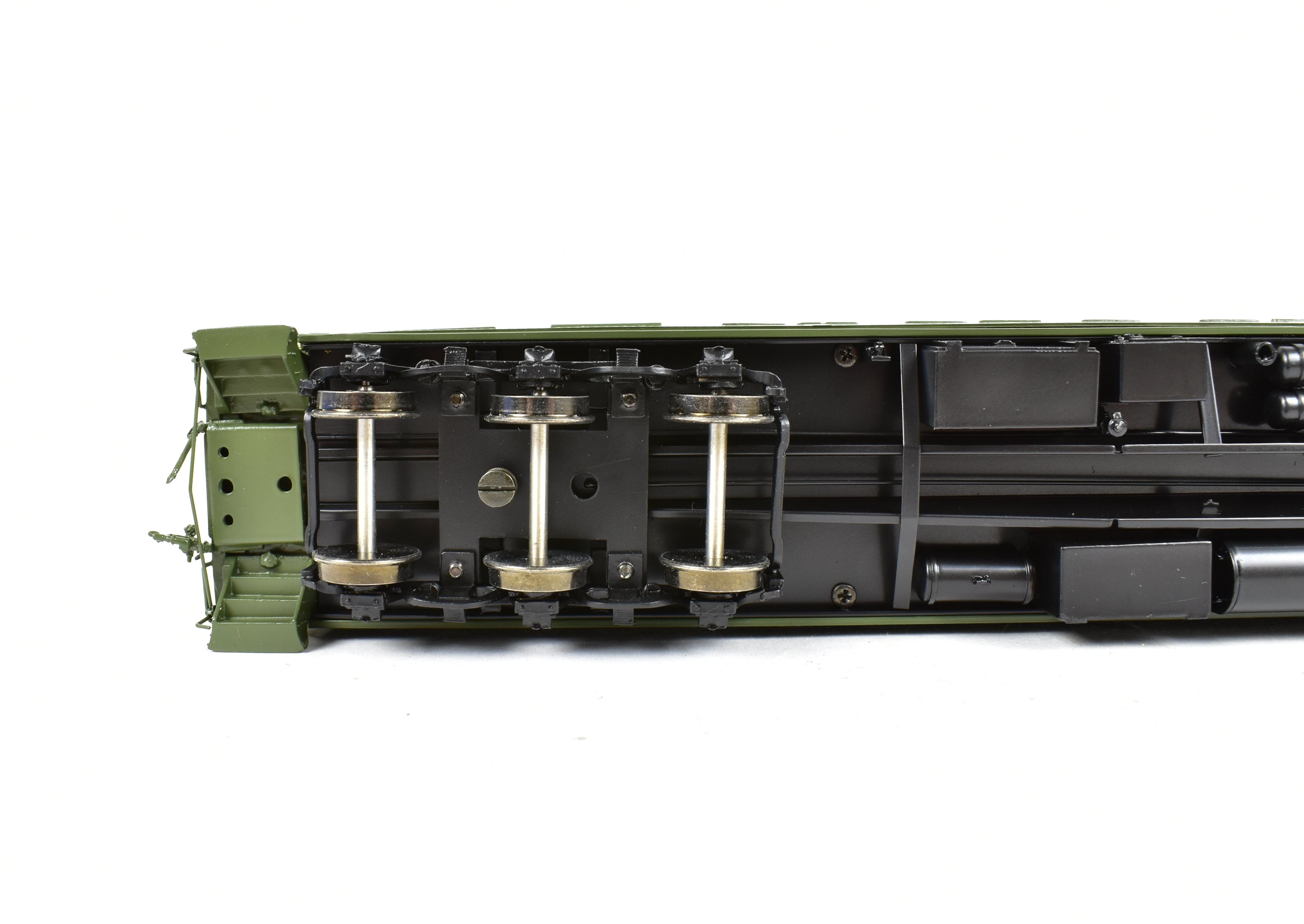 HO Scale Factory - Painted Brass ATSF - Santa Fe Heavyweight Business Car #9 by Pecos River