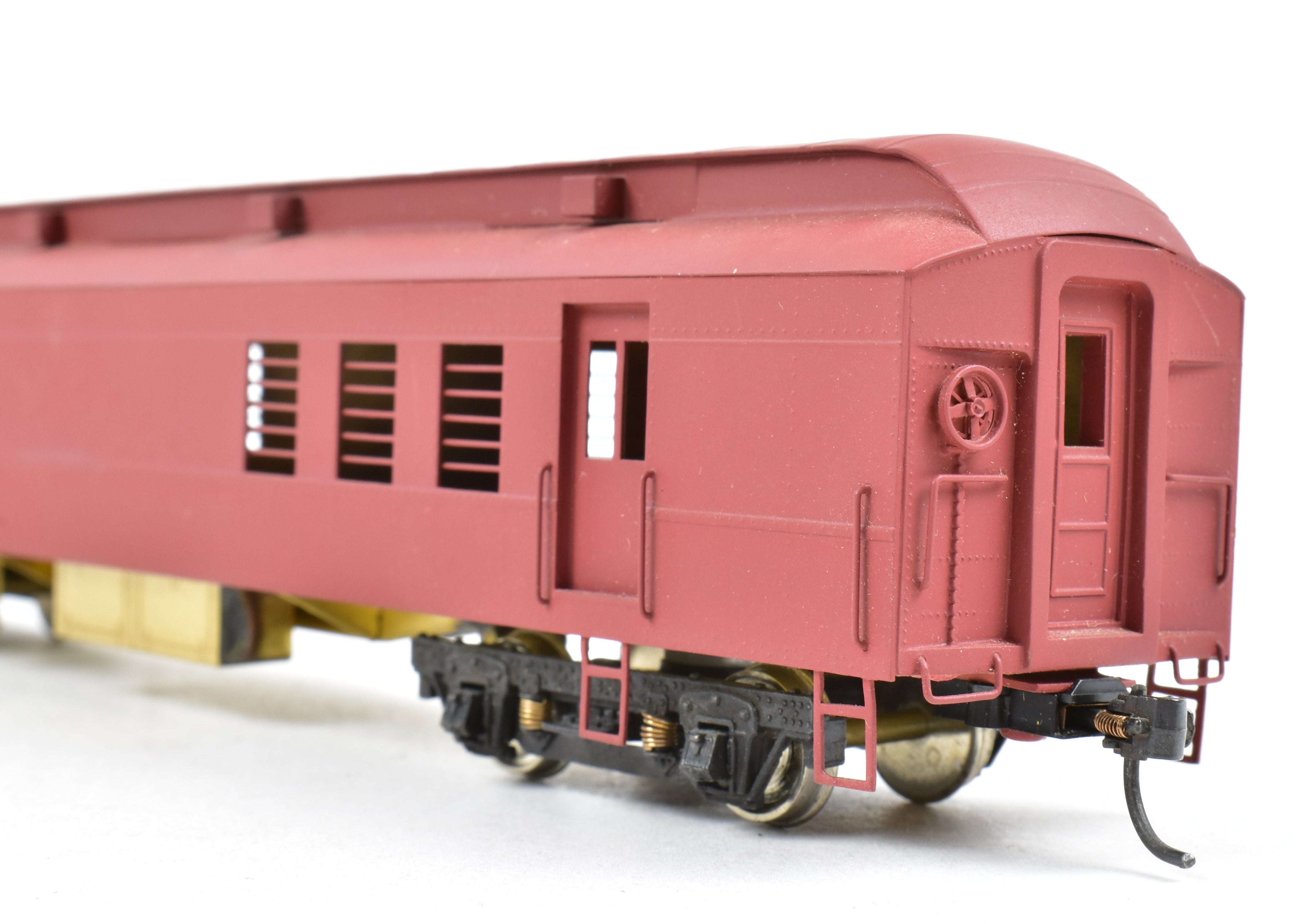HO Scale Brass Lambert 60-foot Heavyweight RPO with Central Valley Metal Wheel Trucks
