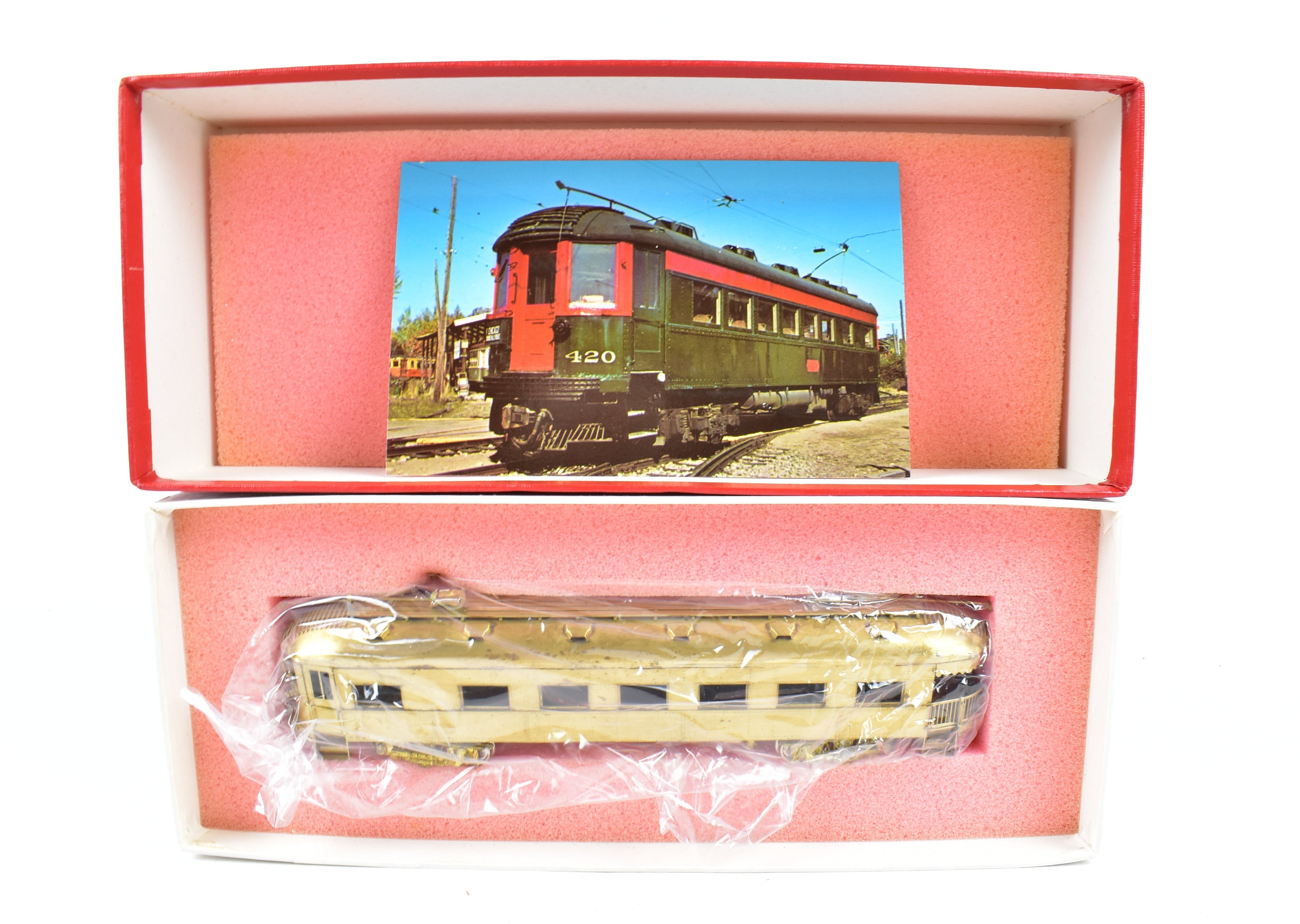 1978 HO Brass MTM Midwest Trolley Museum CNS&M North Shore Line No. 410 Parlor Observation Unpowered Trailer