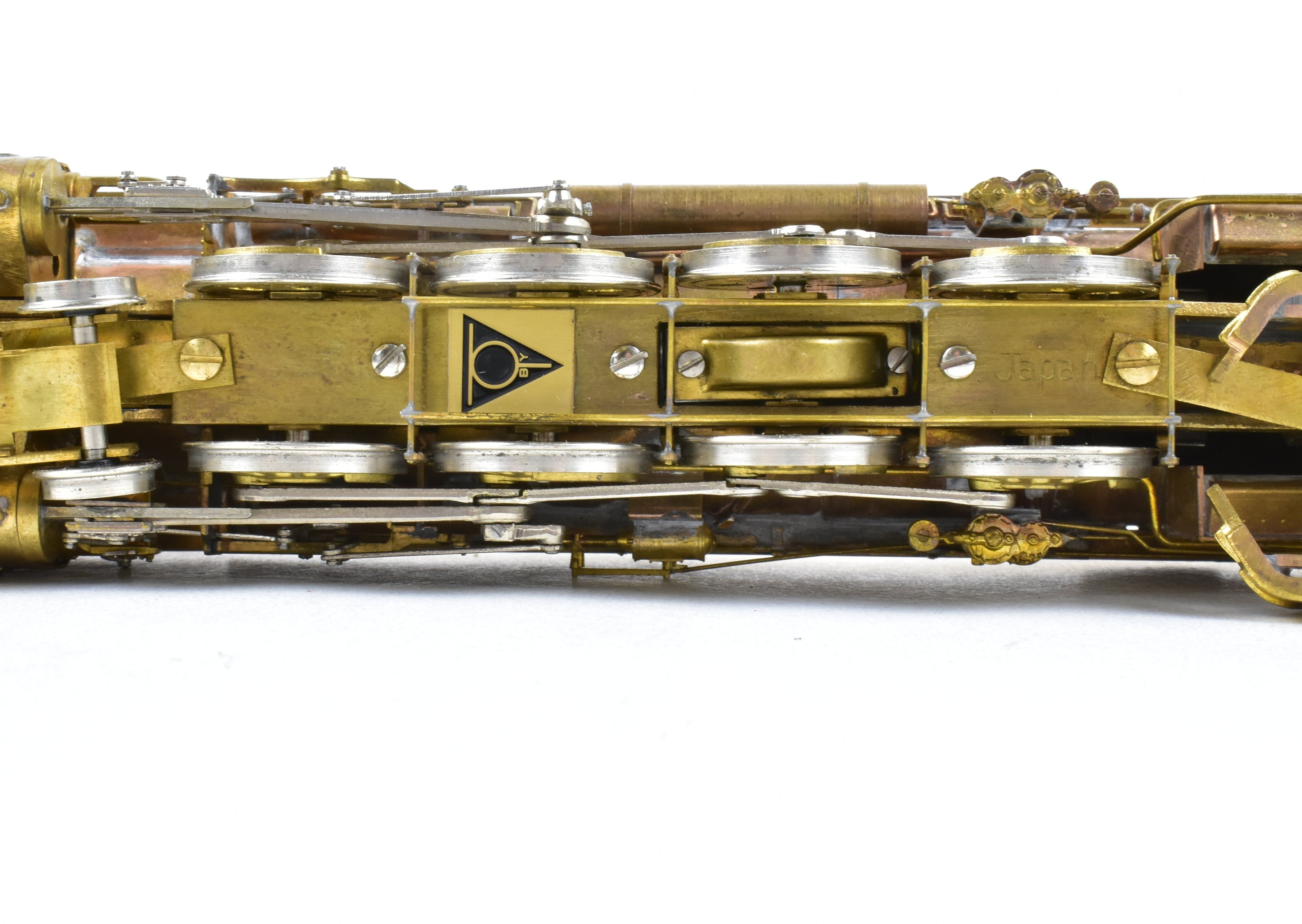 High - Quality HO Scale Brass Pacific Fast Mail (PFM) Model Train - Toby CB&Q - Burlington Route 4 - 8 - 4 Class O - 5, 1963 Run Crown Edition