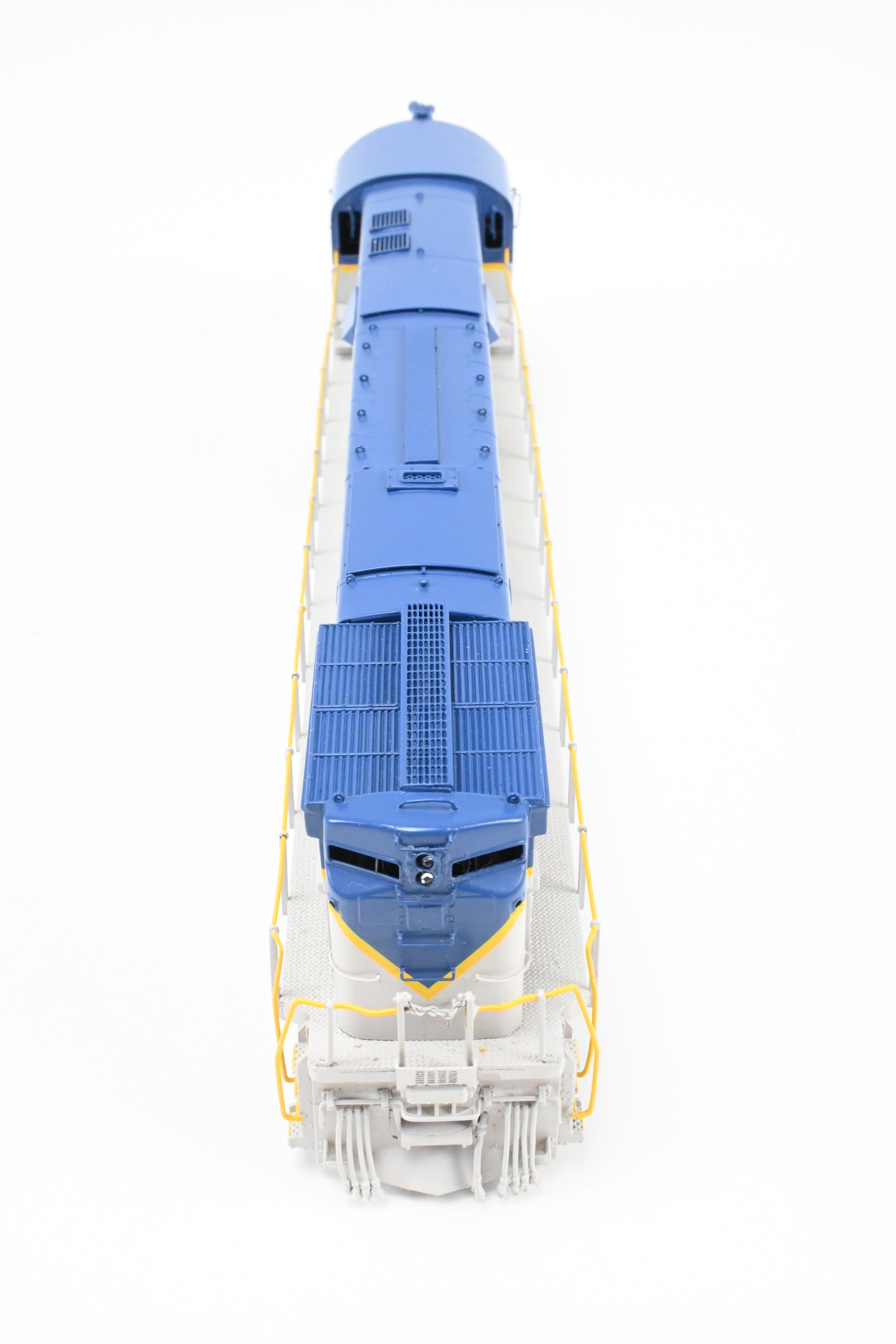HO Scale Brass Model of Delaware and Hudson C - 628 FP Locomotive in Blue/Grey Scheme by HO Brass Oriental Limited and Challenger Imports