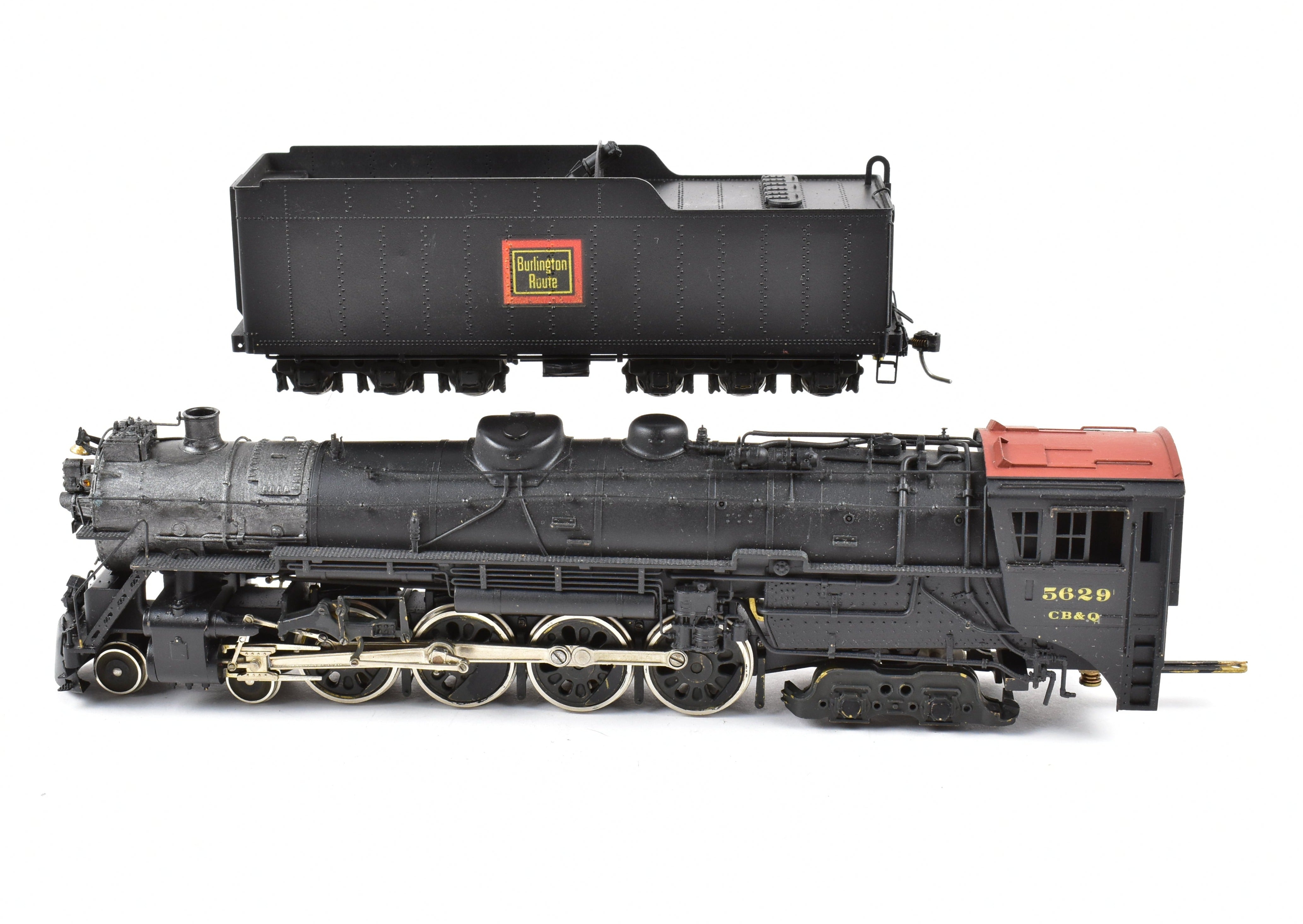1969 HO Brass PFM Toby Crown Model CP No. 5629 Burlington Route 4-8-4 O-5