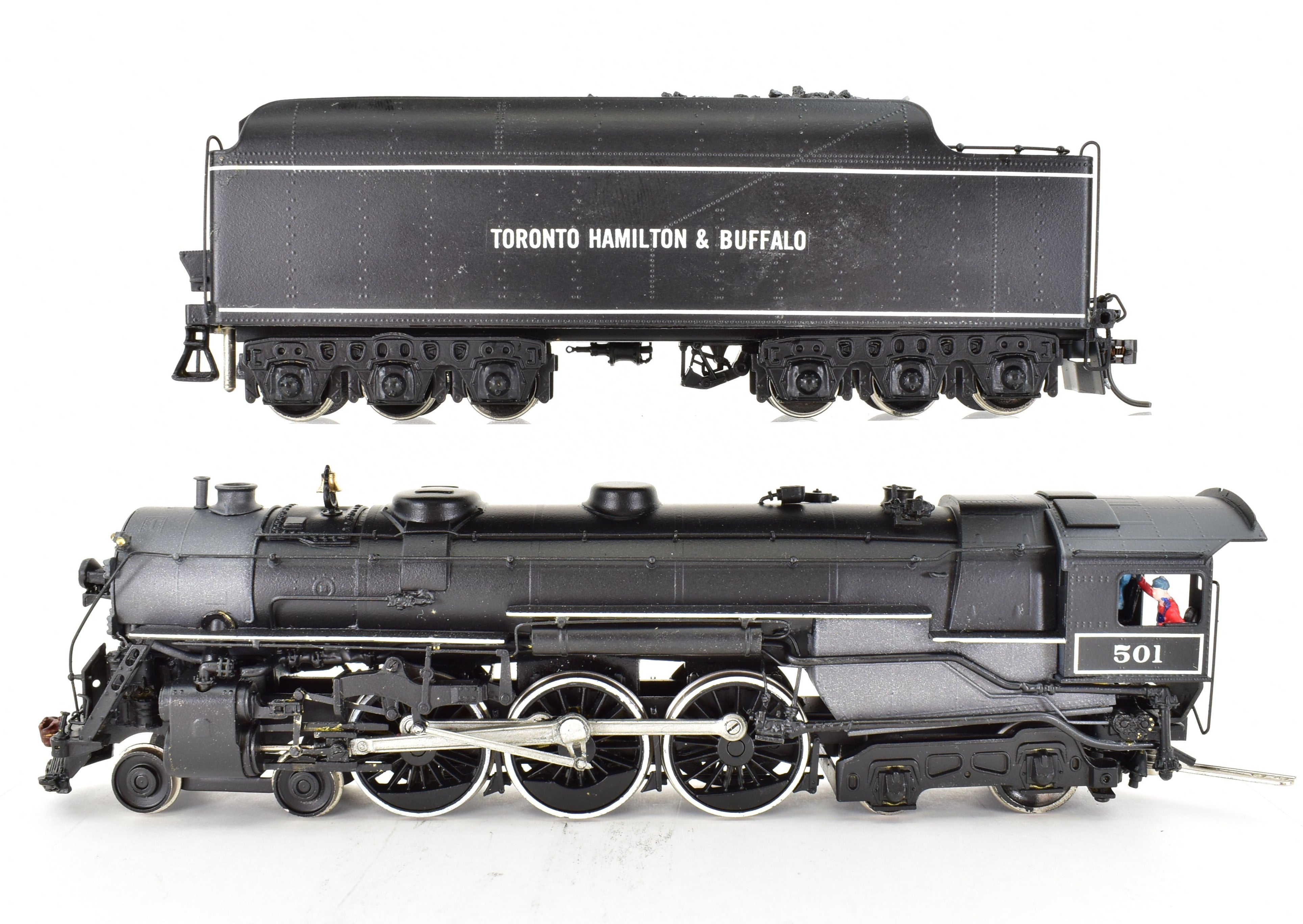 HO Scale Brass Sunset Models TH&B - Toronto Hamilton & Buffalo NYC J - 1e 4 - 6 - 4 Steam Locomotive Custom Painted Model