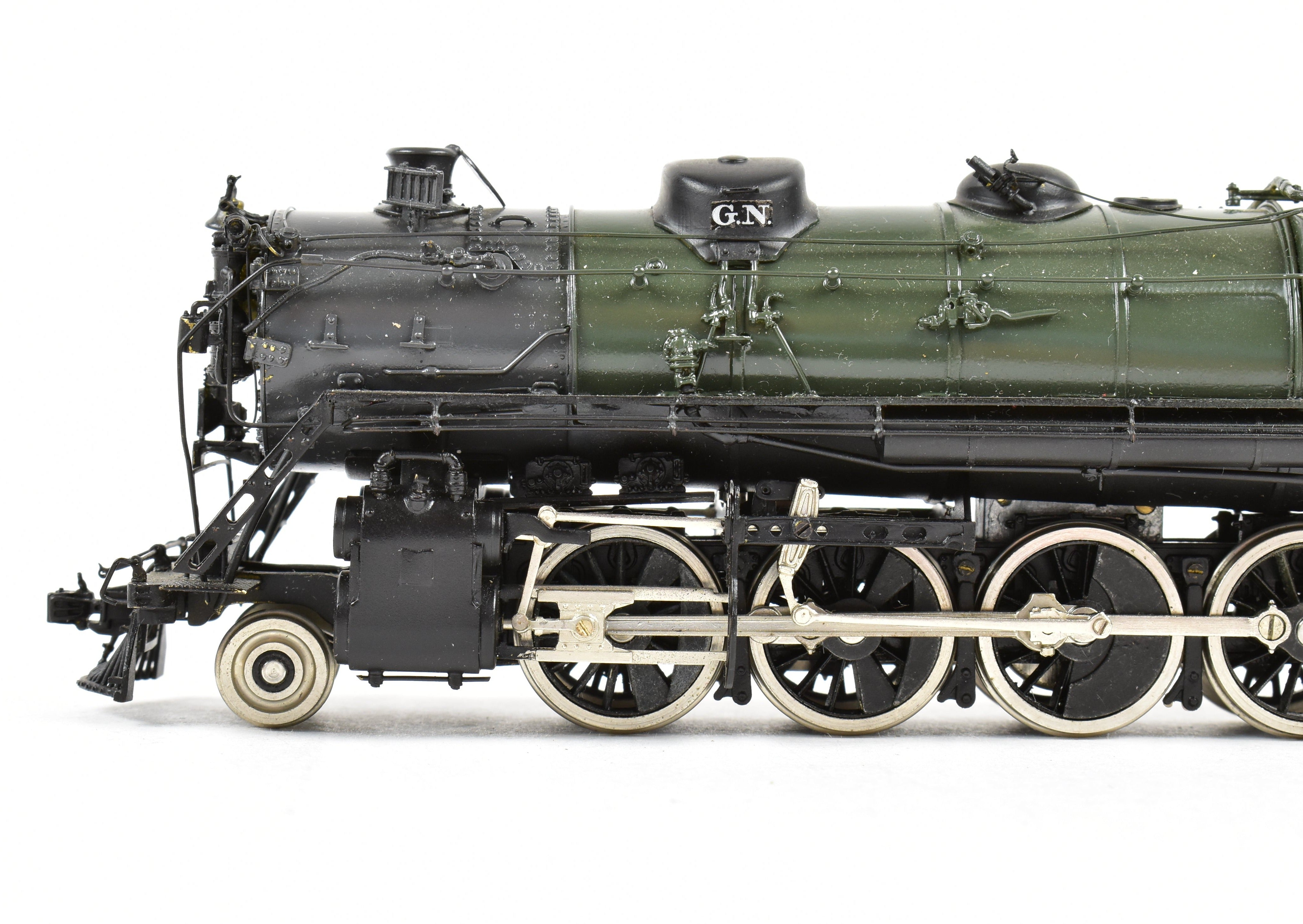 HO Scale Brass Great Northern 2-8-2 Class O-8 Open Cab Custom Painted Sunset Model