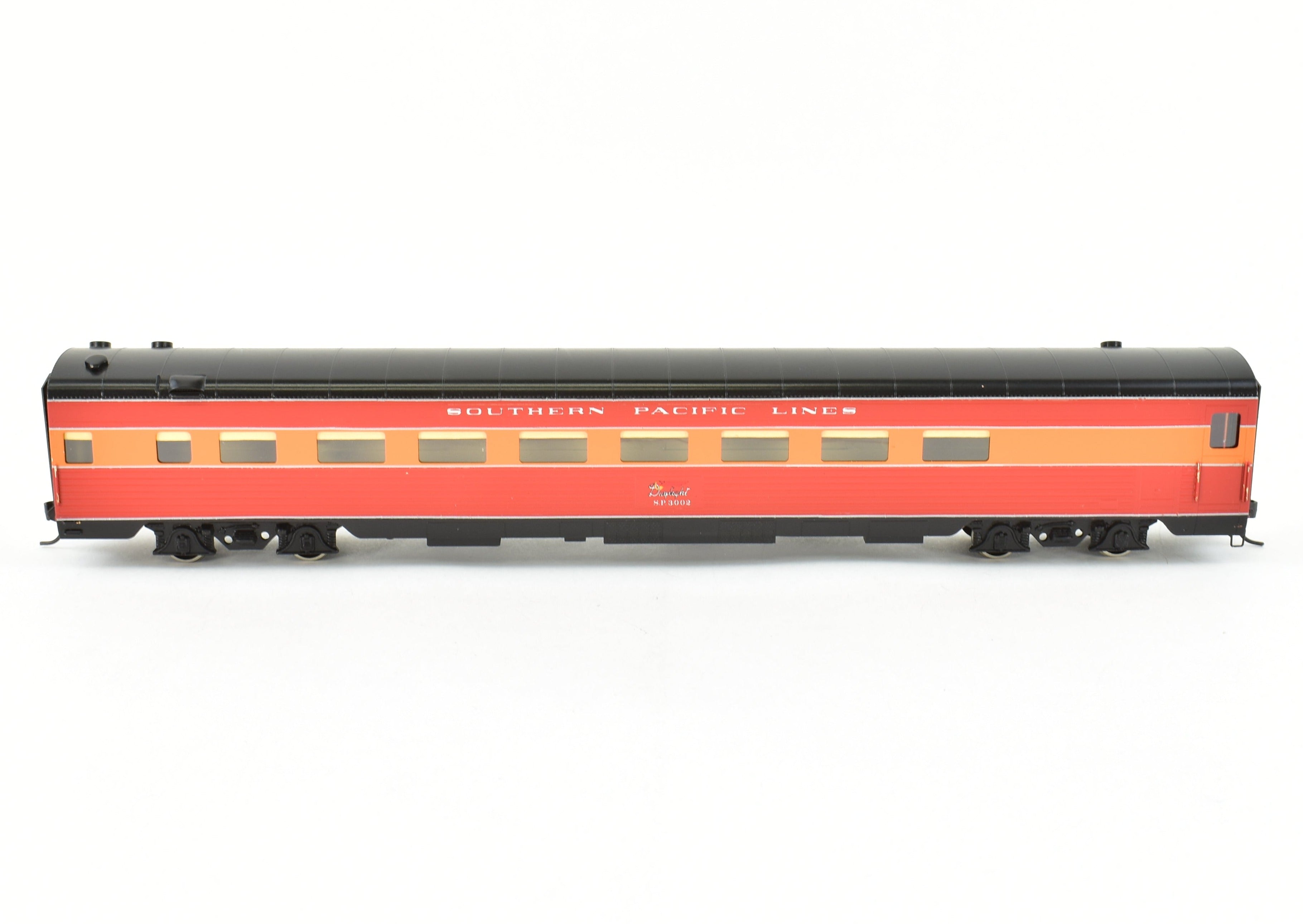 HO Scale Brass Soho Southern Pacific #3002 Custom Painted Parlor Car with Stateroom for Model Trains