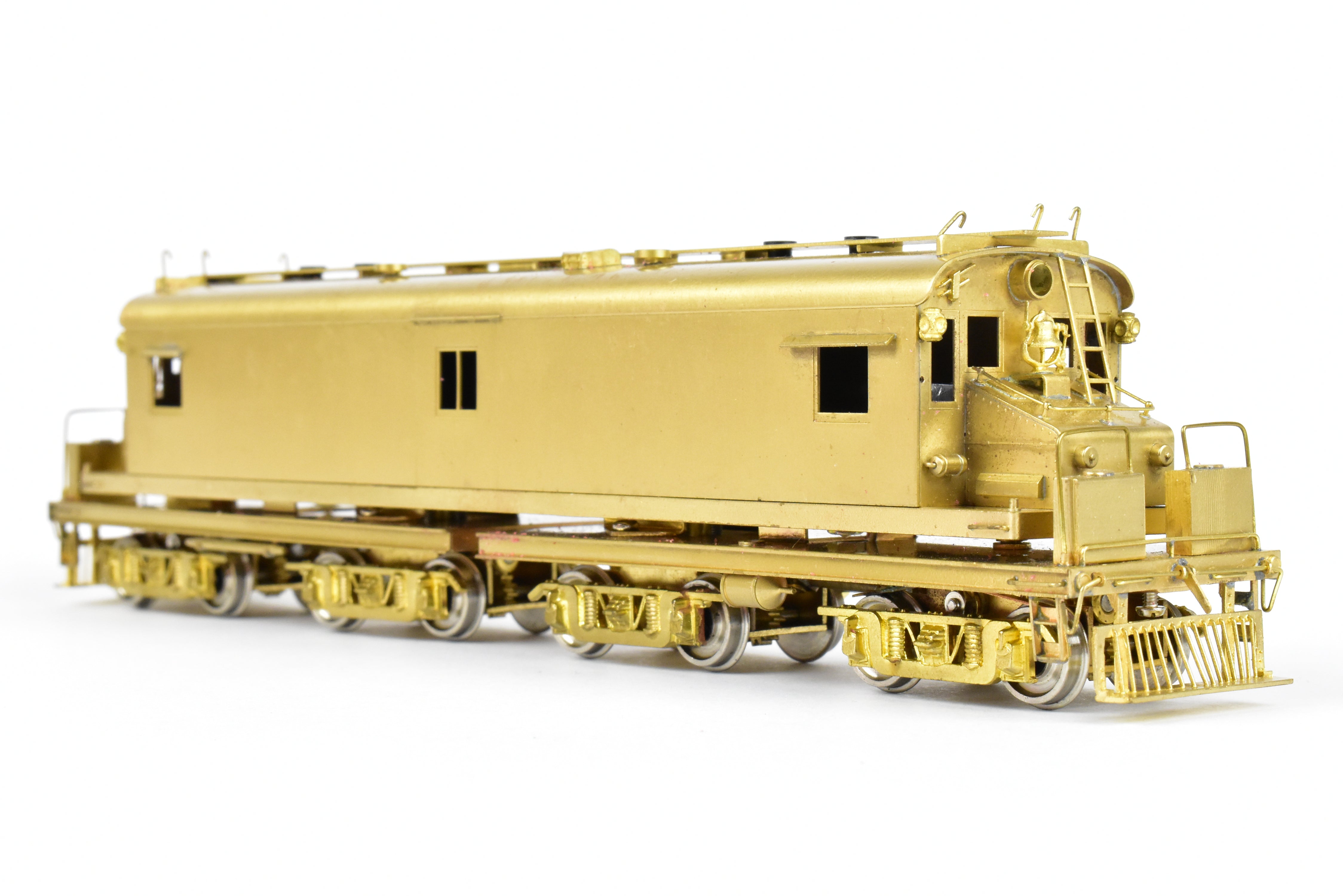 HO Brass Milwaukee Car Works CNS&M North Shore Line 4-Truck Electric Freight Motor #458