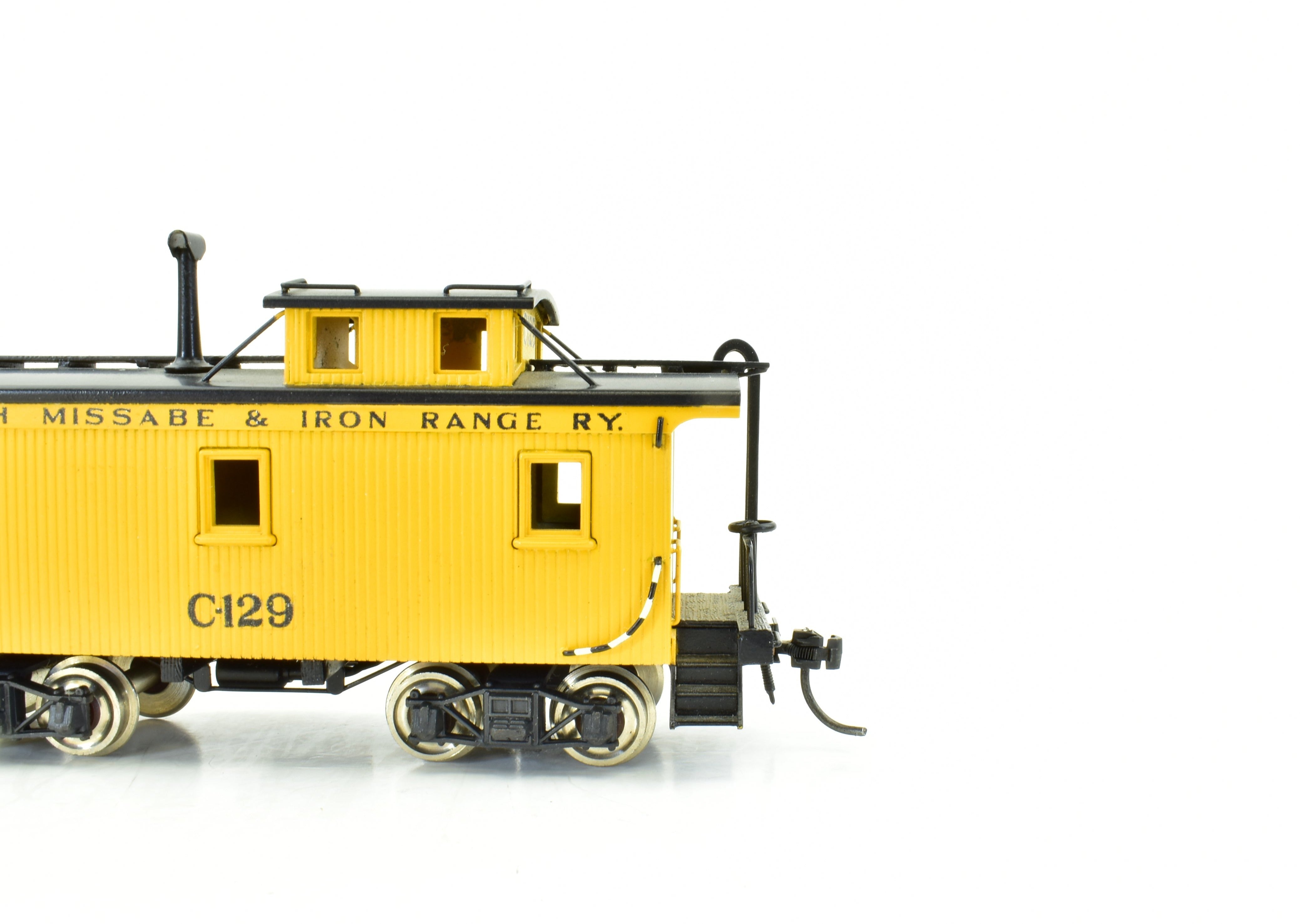 HO Scale Brass PFM - Tenshodo Duluth Missabe & Iron Range Factory - Painted Caboose Model for Model Trains