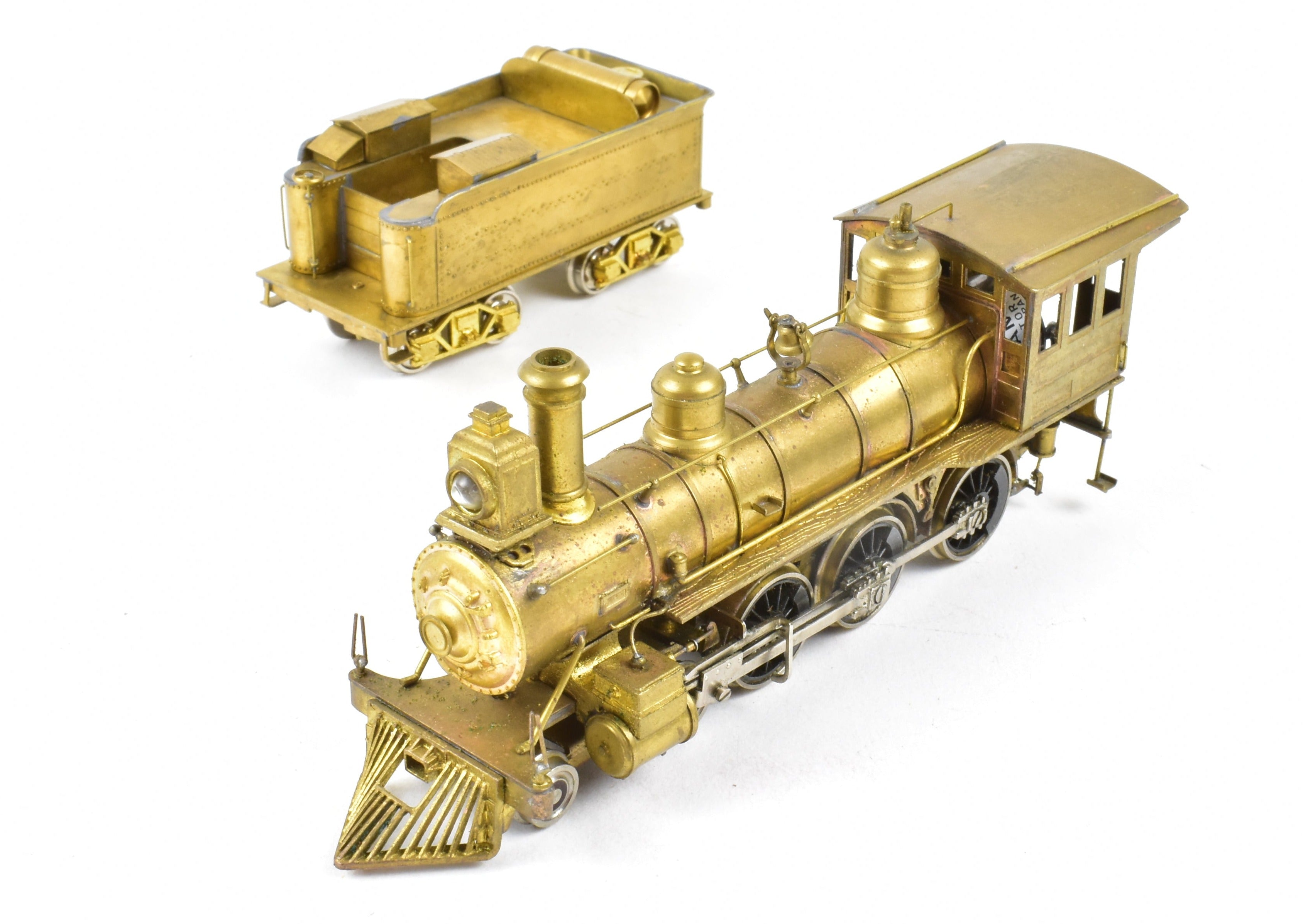 HO Scale Brass Model Train - Model Engineering Works Colorado Midland 4-6-0 Ten Wheeler Locomotive with Upgraded Drive System