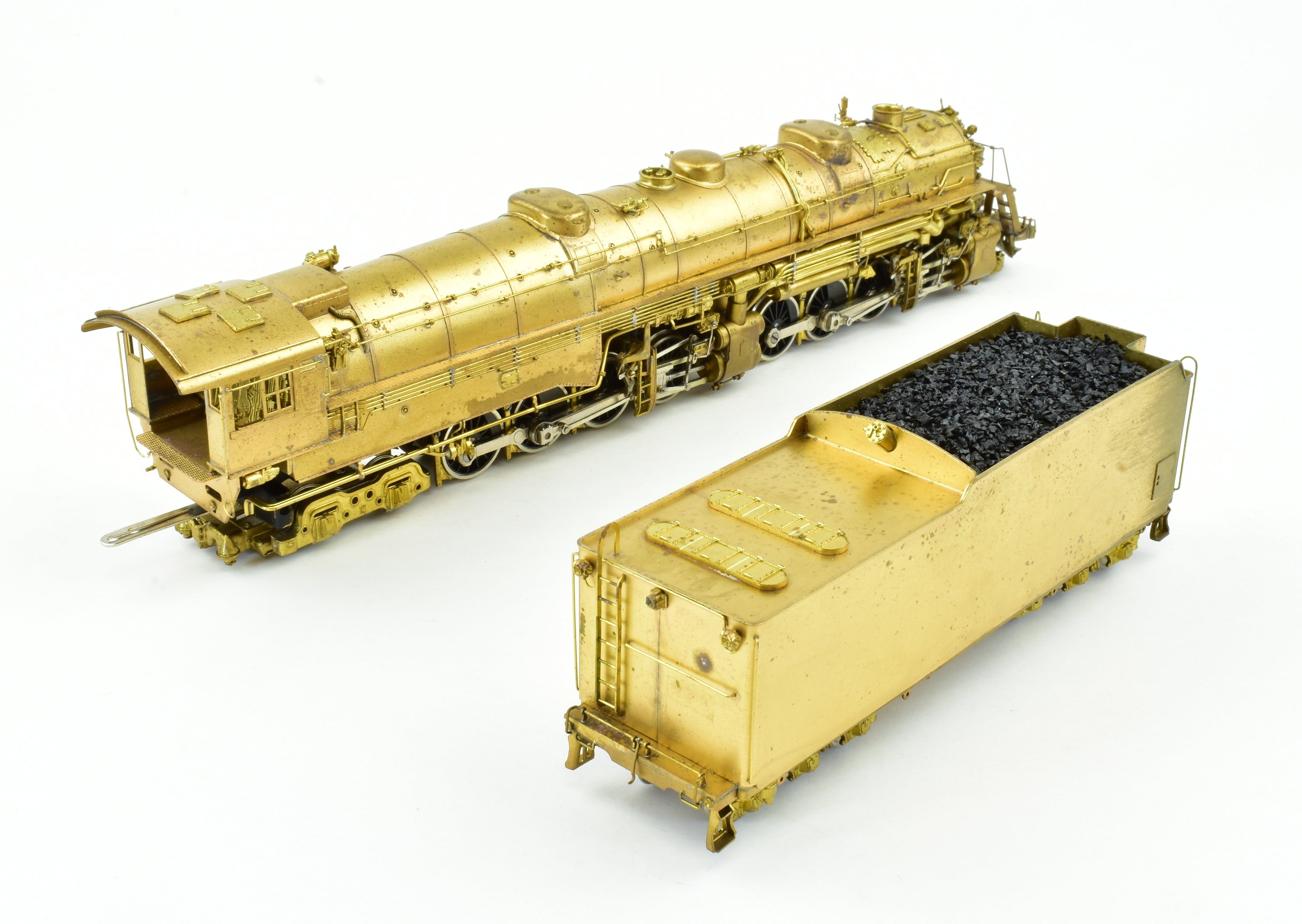 HO Scale Brass Model Train - PFM Fujiyama Northern Pacific Class Z - 5 2 - 8 - 8 - 4 Locomotive from 1969 Run with Crown Design