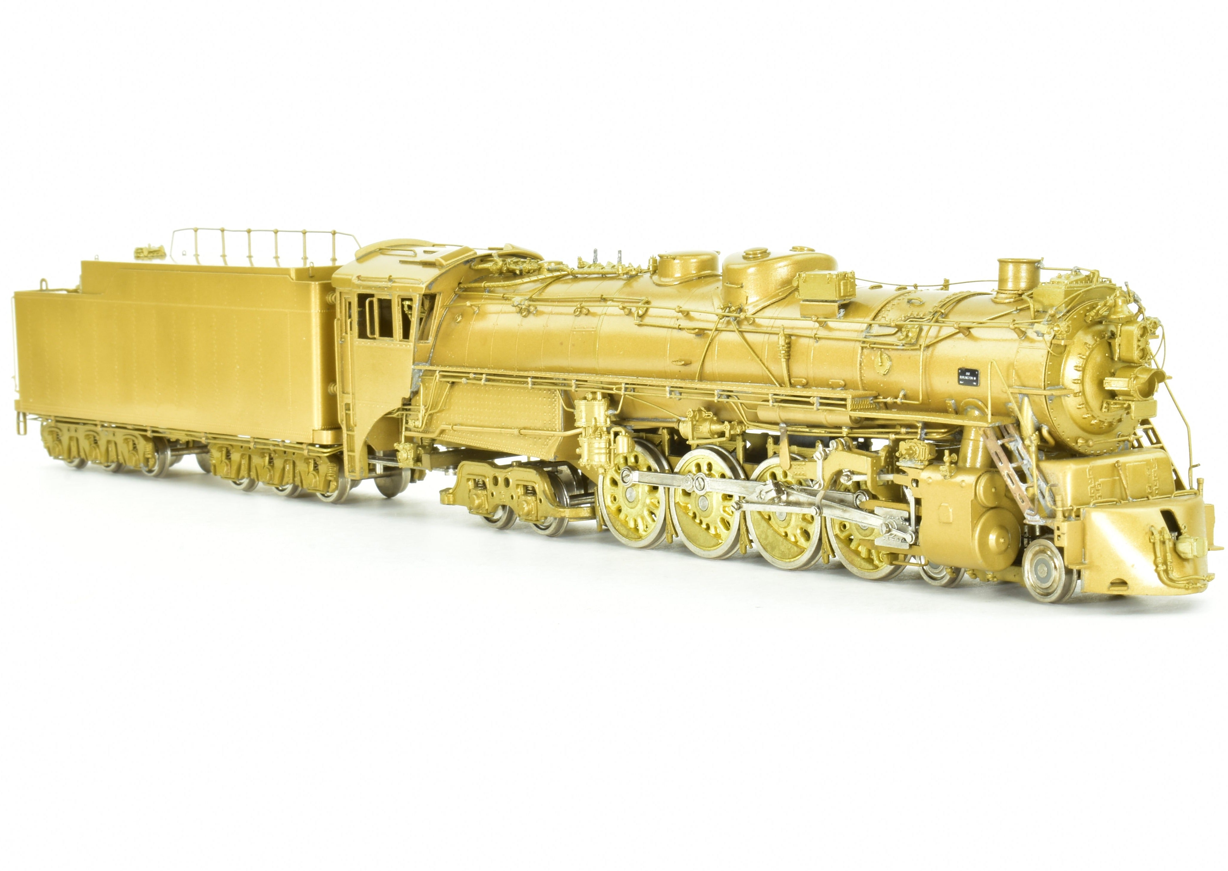 HO Scale Custom Brass CB&Q Burlington Route Class O5B 4-8-4 Locomotive