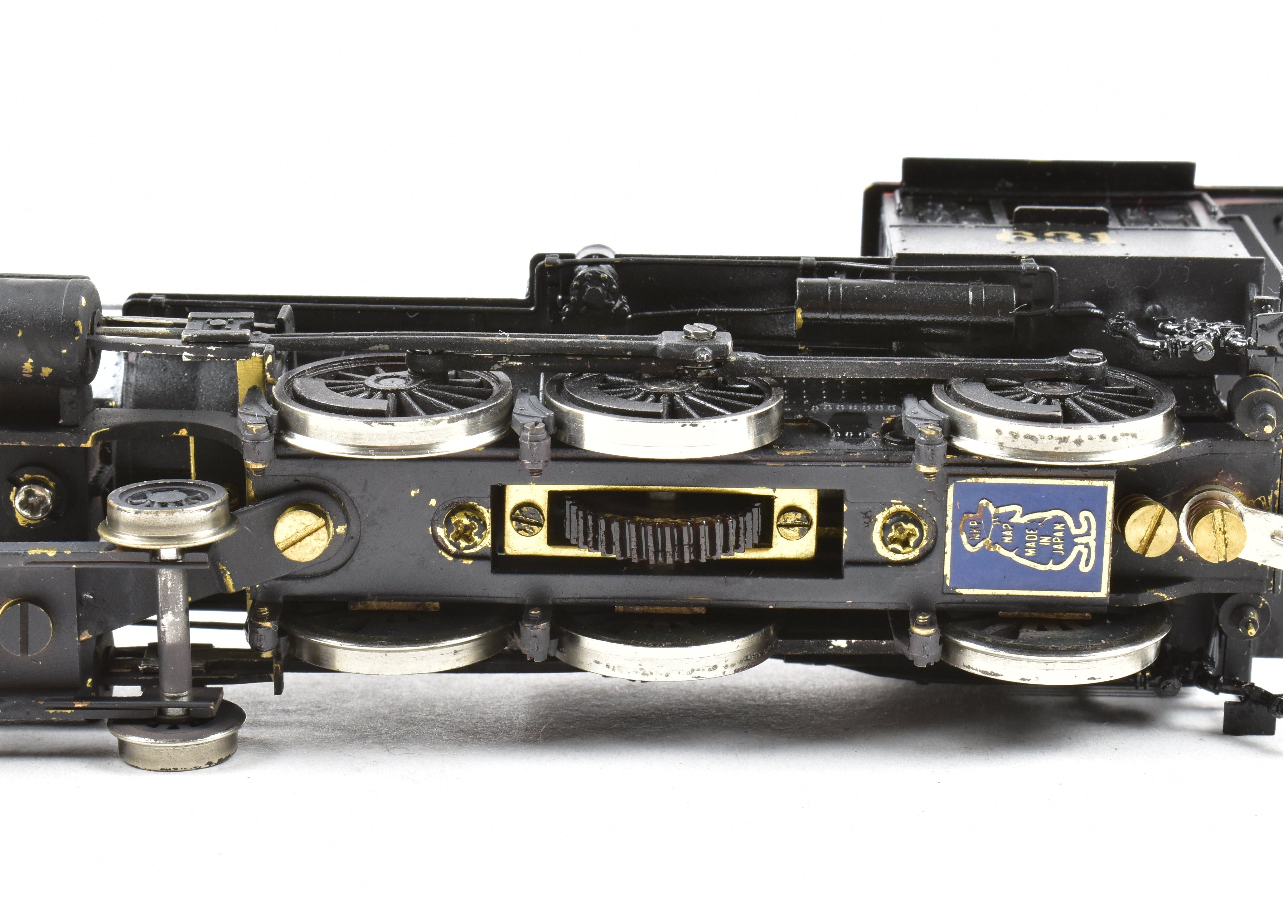 HO Scale Custom Painted Nickel Plate Products CB&Q Burlington Route K-2 4-6-0 Ten Wheeler Brass Model