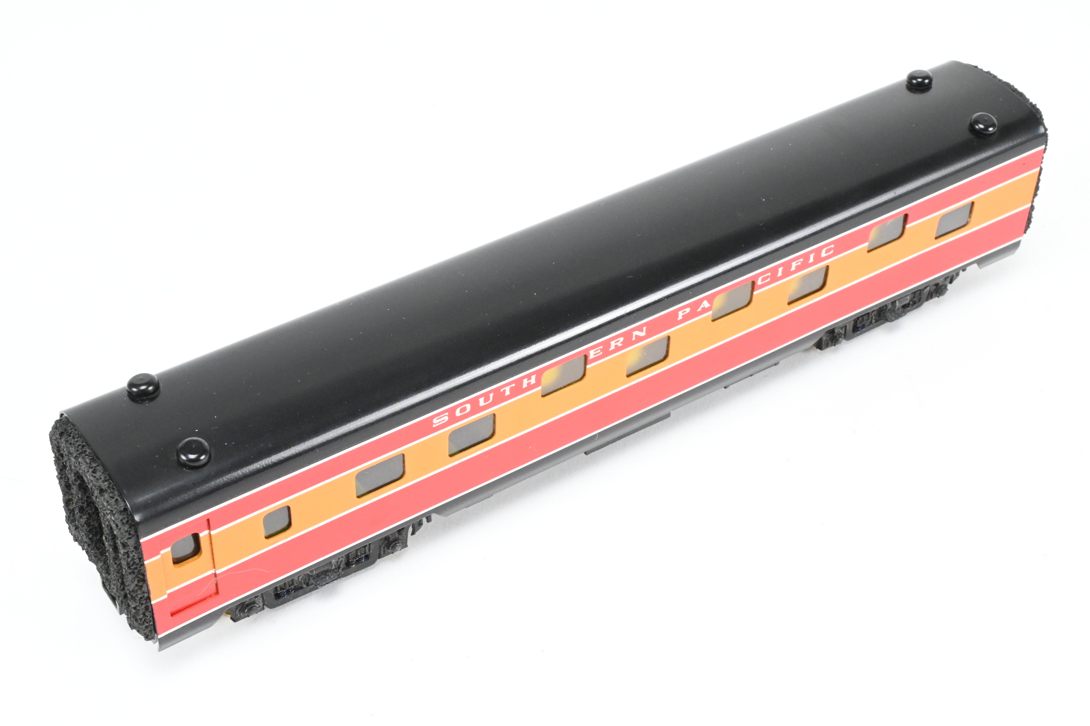 HO Scale Brass Passenger Car Model - Tenshodo SP Southern Pacific Sleeper Flush Side Factory - Painted Daylight Design