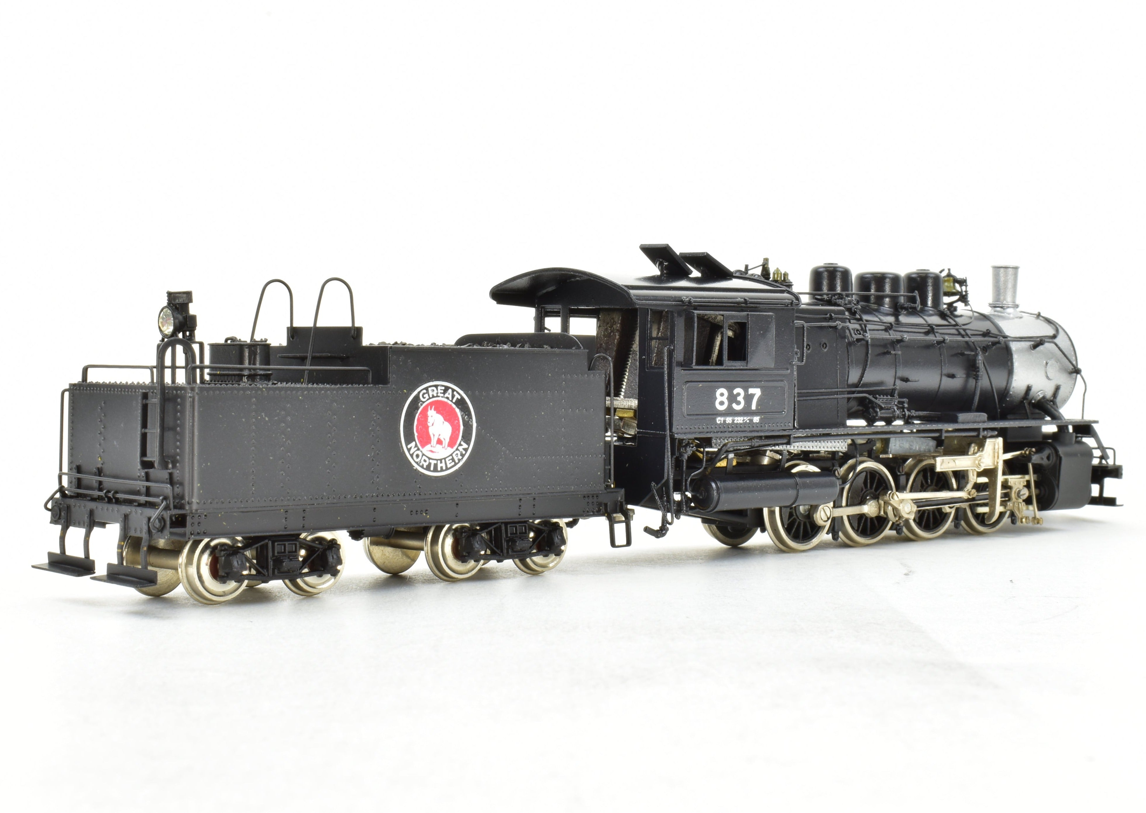1971 Custom Painted HO Brass PFM Tenshodo Great Northern 0-8-0 Class C-1 Model