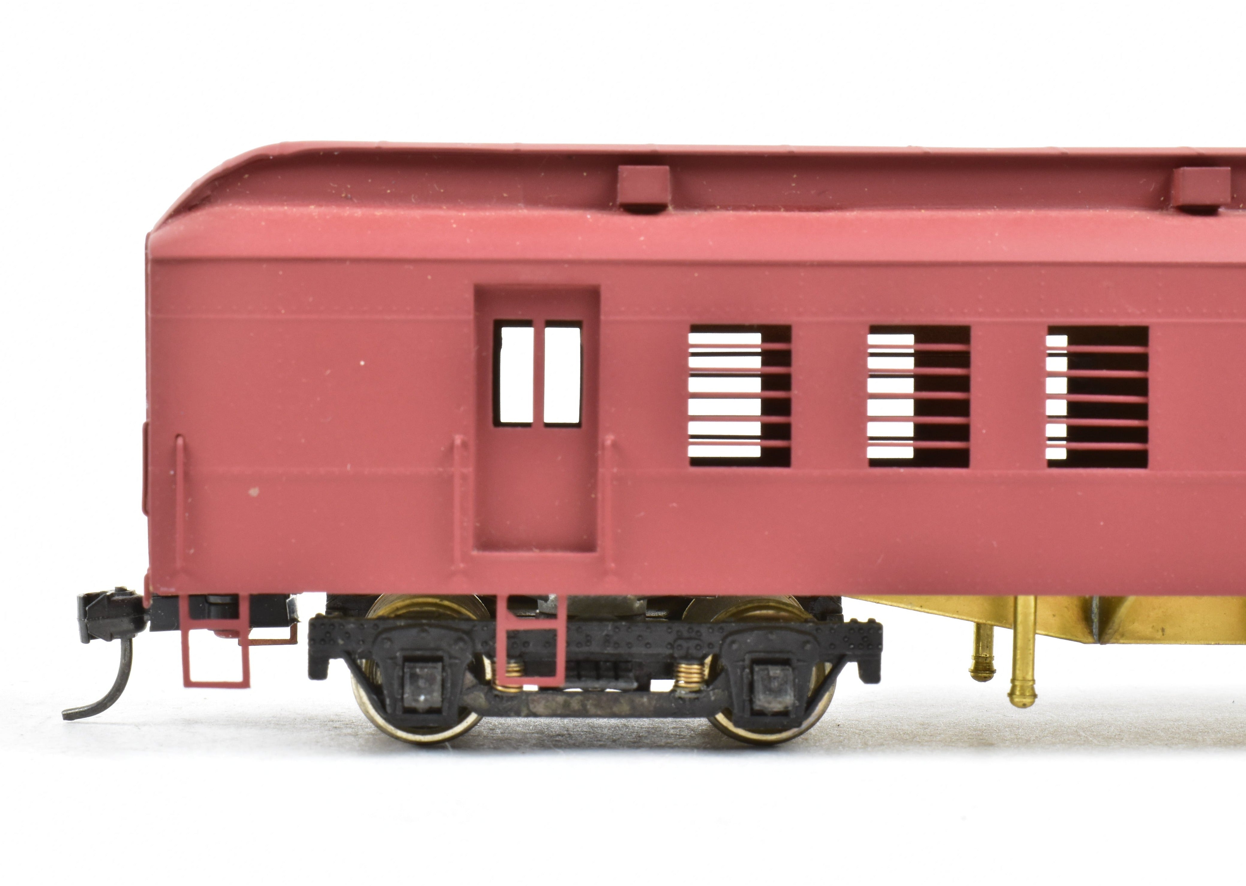 HO Scale Brass Lambert 60-foot Heavyweight RPO with Central Valley Metal Wheel Trucks