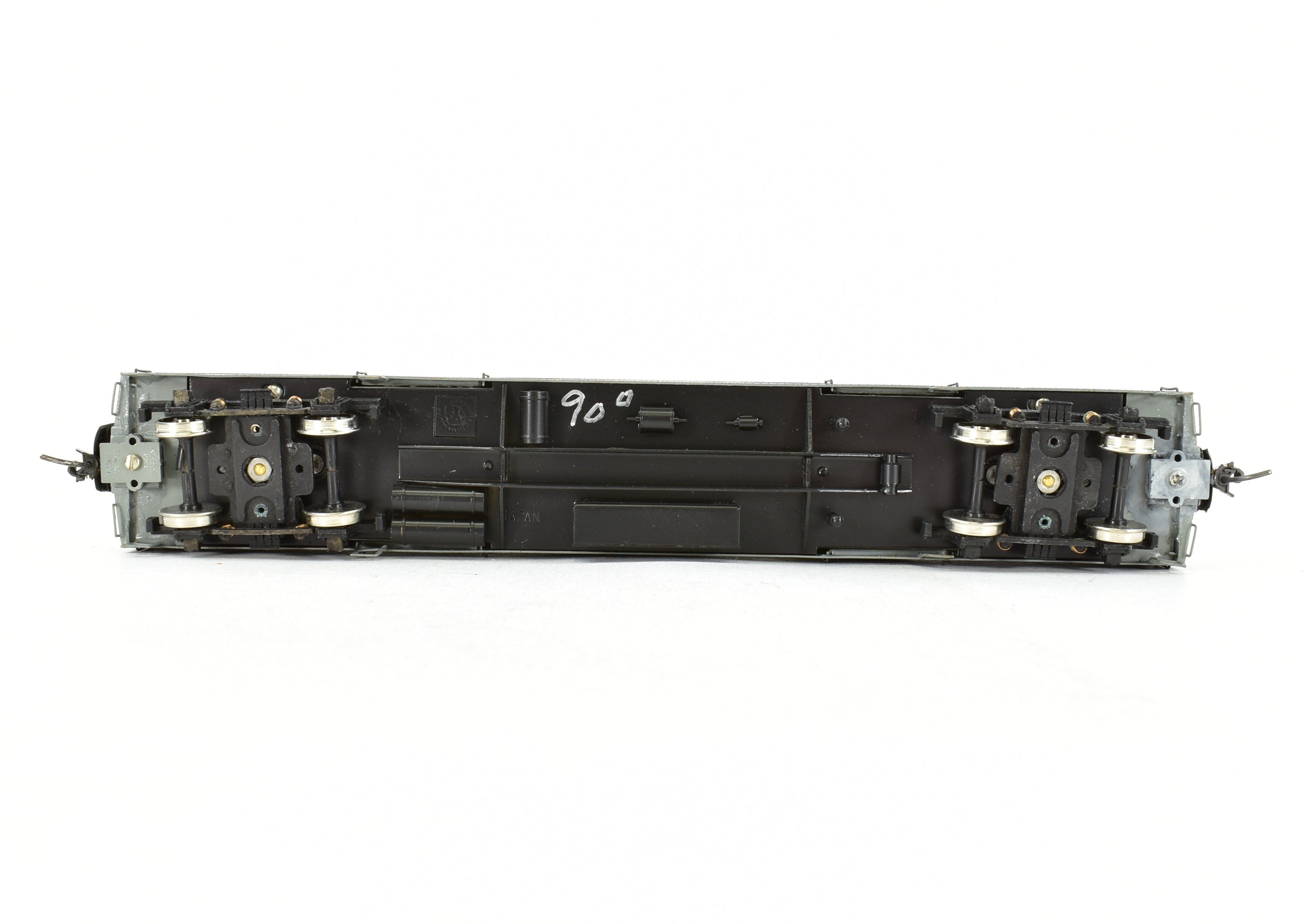 HO Scale Brass Lambert B&O (Baltimore & Ohio) Heavyweight 60-Foot Baggage Car with Custom Painting and Central Valley Trucks