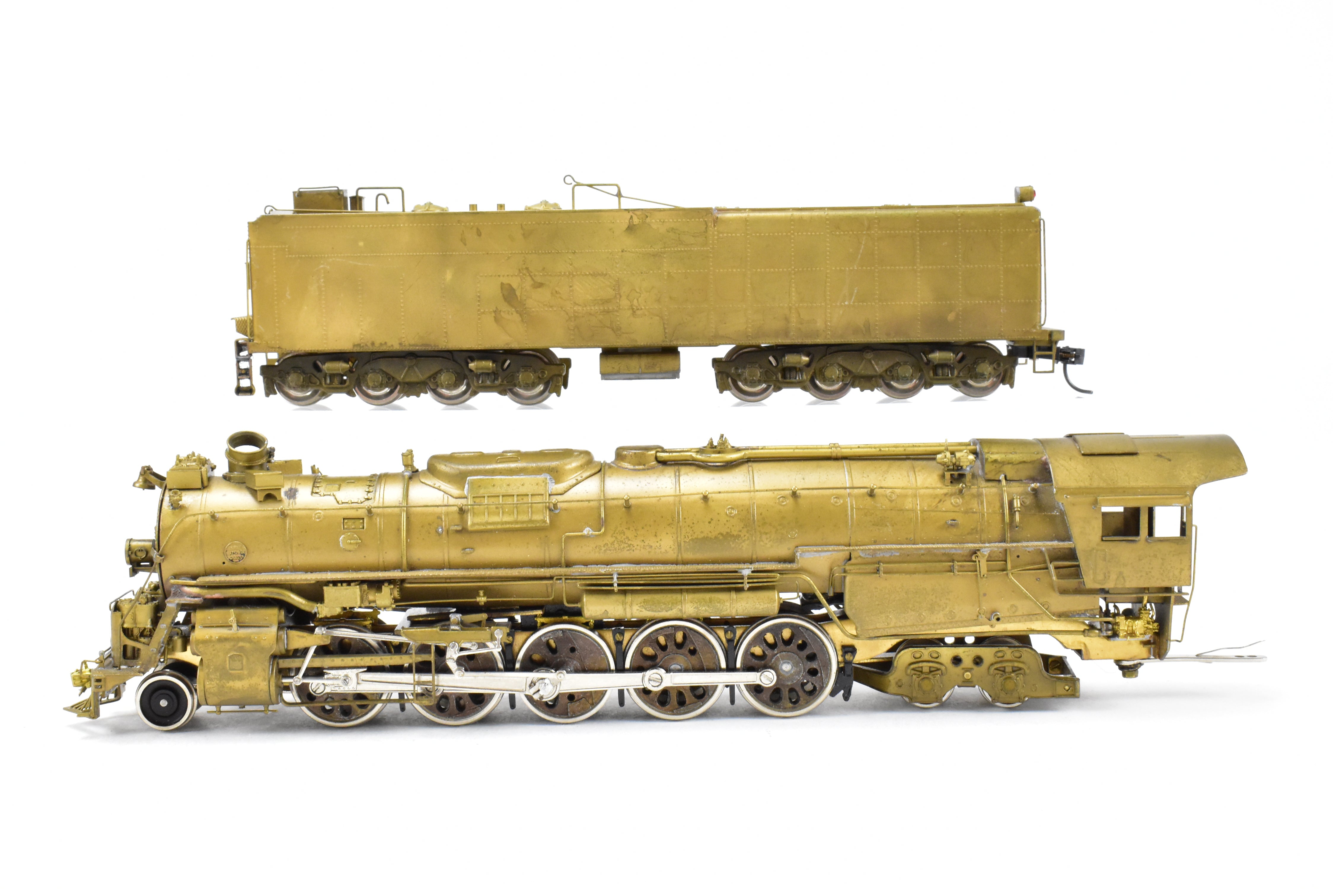 HO Scale Brass PFM - United ATSF - Santa Fe 2-10-4 Locomotive with Can Motor and Gearbox Conversion