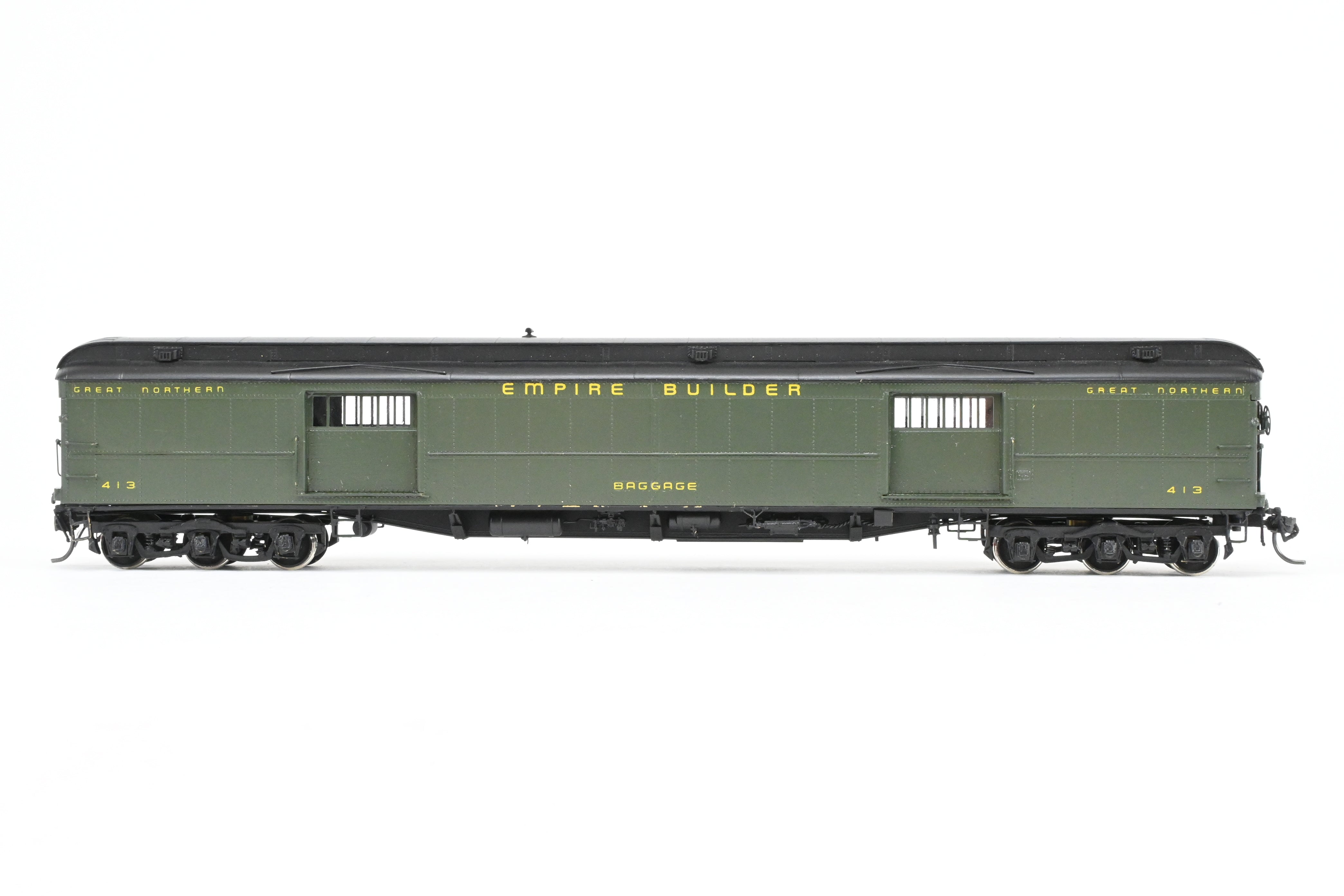 HO Brass Oriental Limited GN - Custom Painted Great Northern HW Baggage Car #413