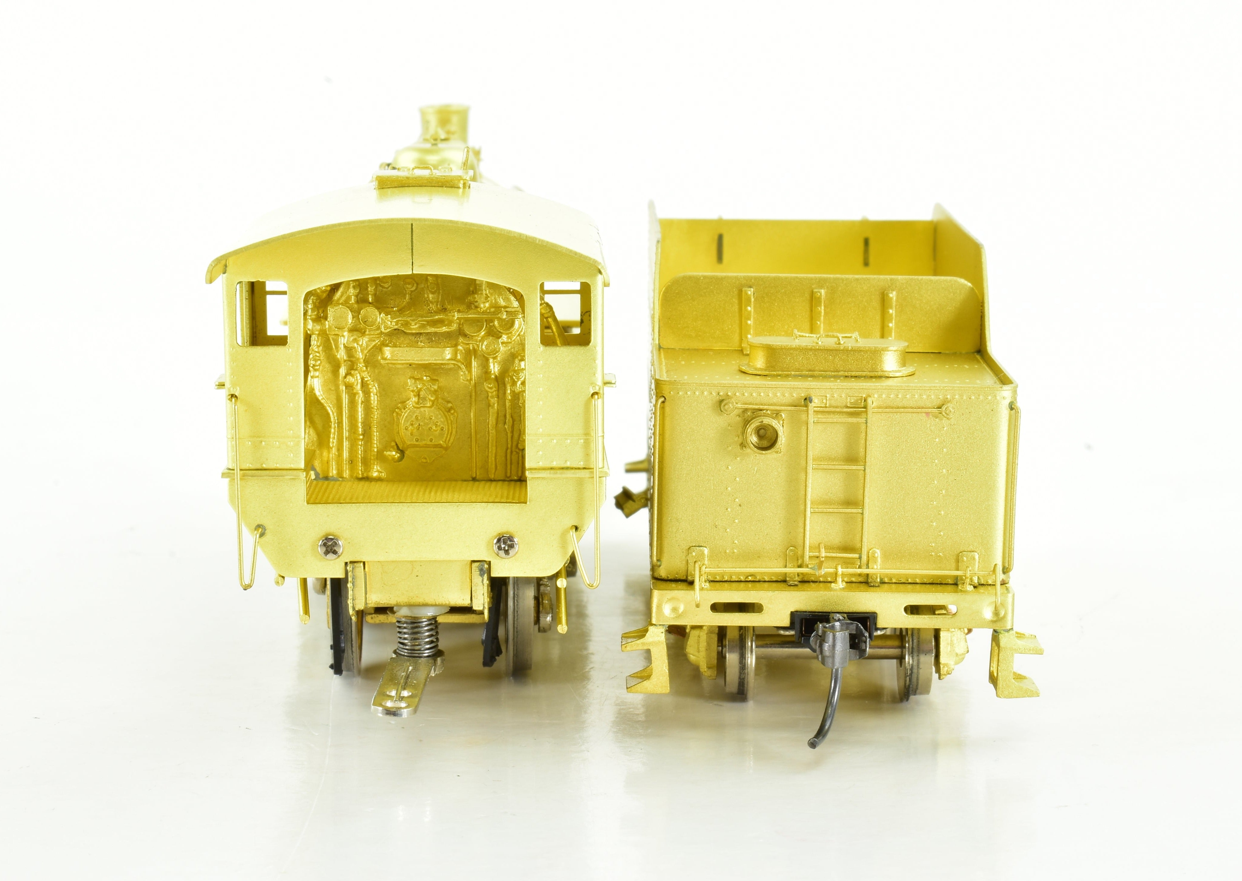 HO Scale Brass Nickel - Plated Steam Locomotive Model: New York Ontario & Western Class E 4 - 6 - 0 by Nickel Plate Products