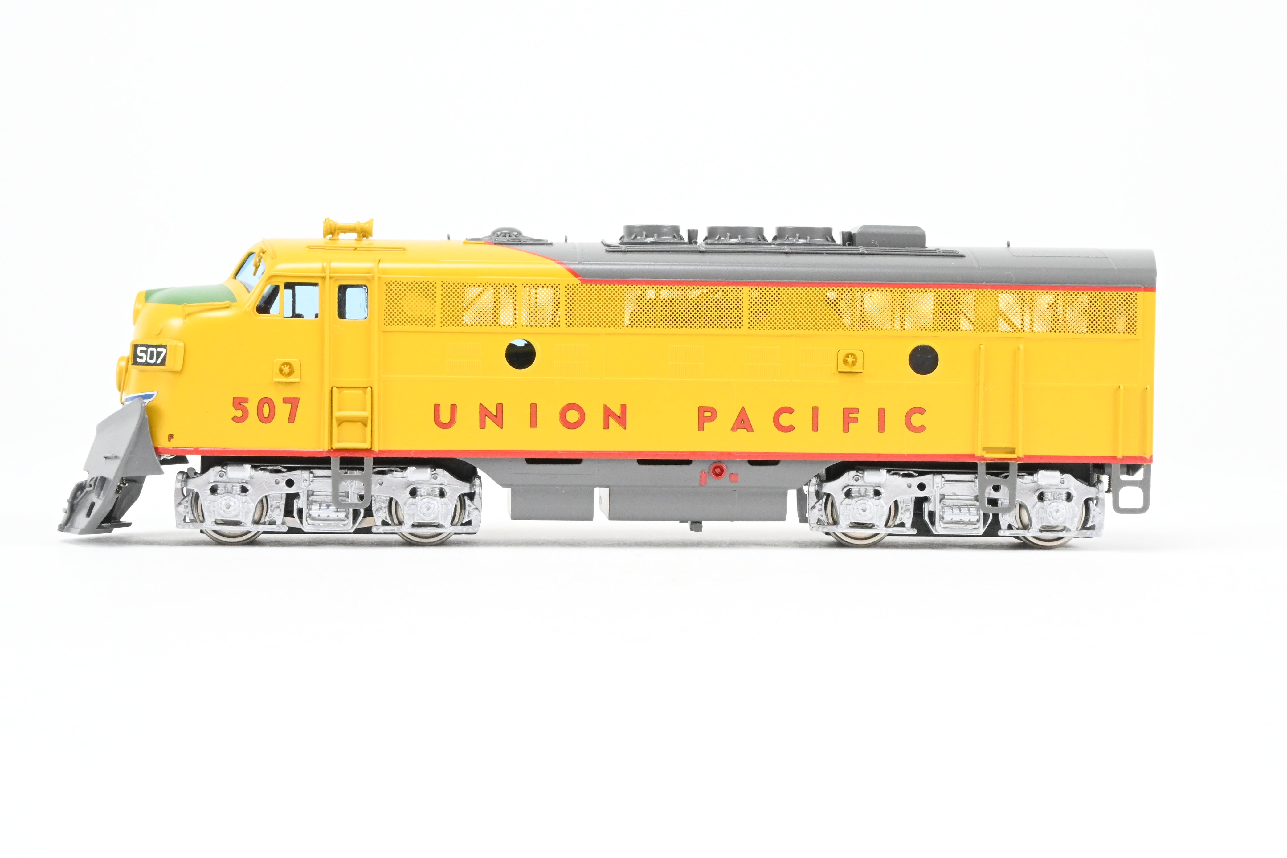 HO Scale Brass Union Pacific EMD F9MA Locomotive Model with Snowplow, Oriental Limited Edition, Numbered FP #507
