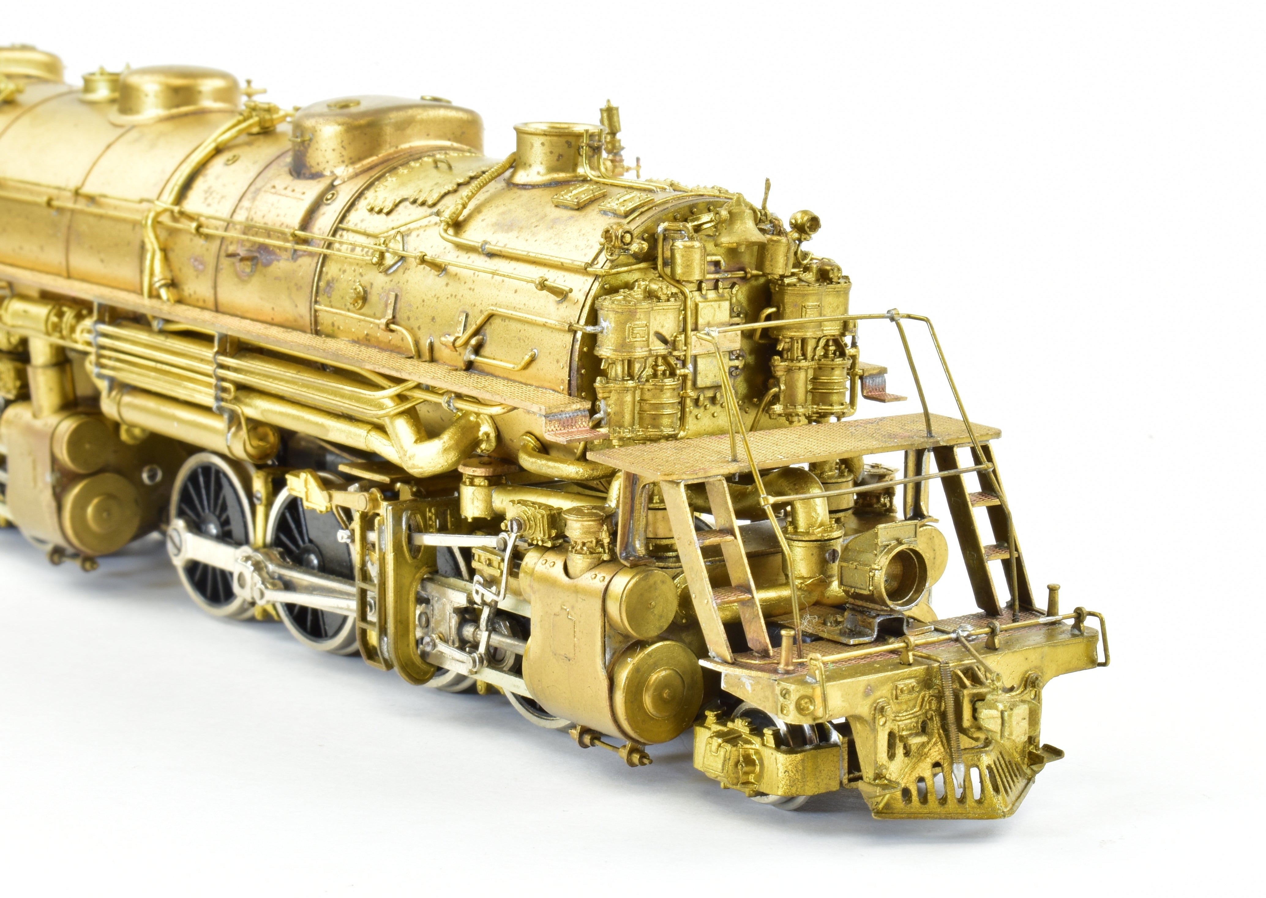 HO Scale Brass Model Train - PFM Fujiyama Northern Pacific Class Z - 5 2 - 8 - 8 - 4 Locomotive from 1969 Run with Crown Design
