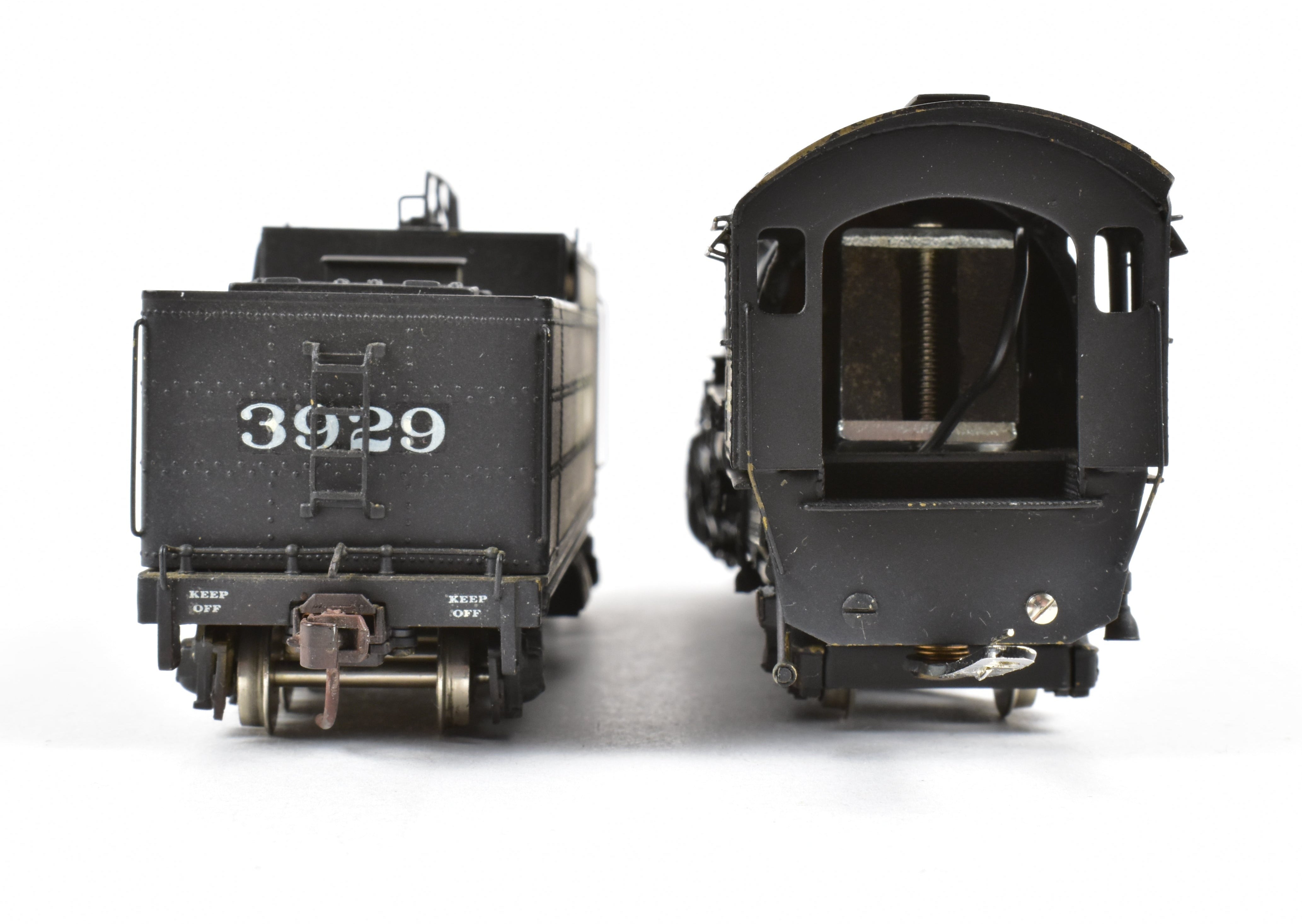 Custom Painted HO Brass PFM ATSF Santa Fe 2-10-2 3800 Class Locomotive No. 3929