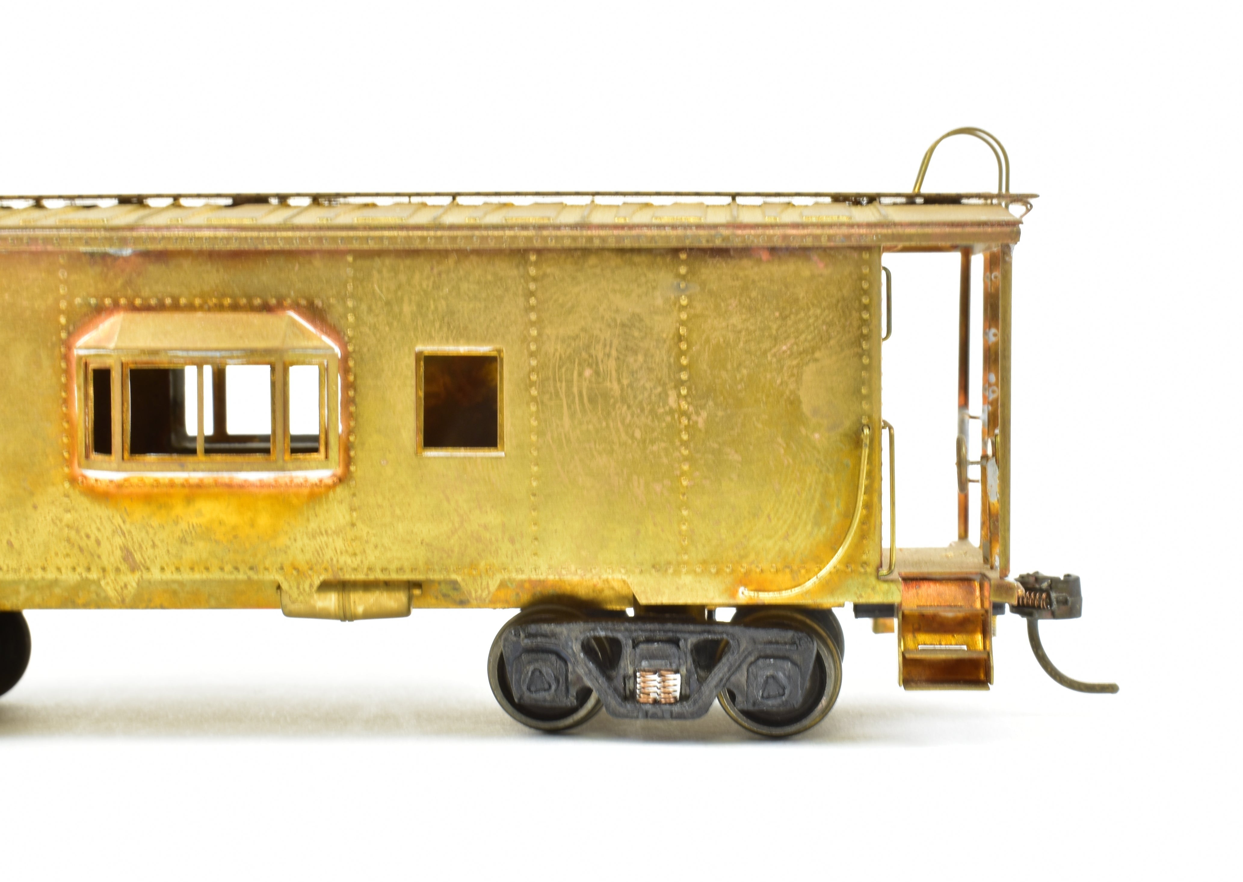 HO Scale Brass All - Steel Bay Window Caboose by Lambert NYC, New York Central