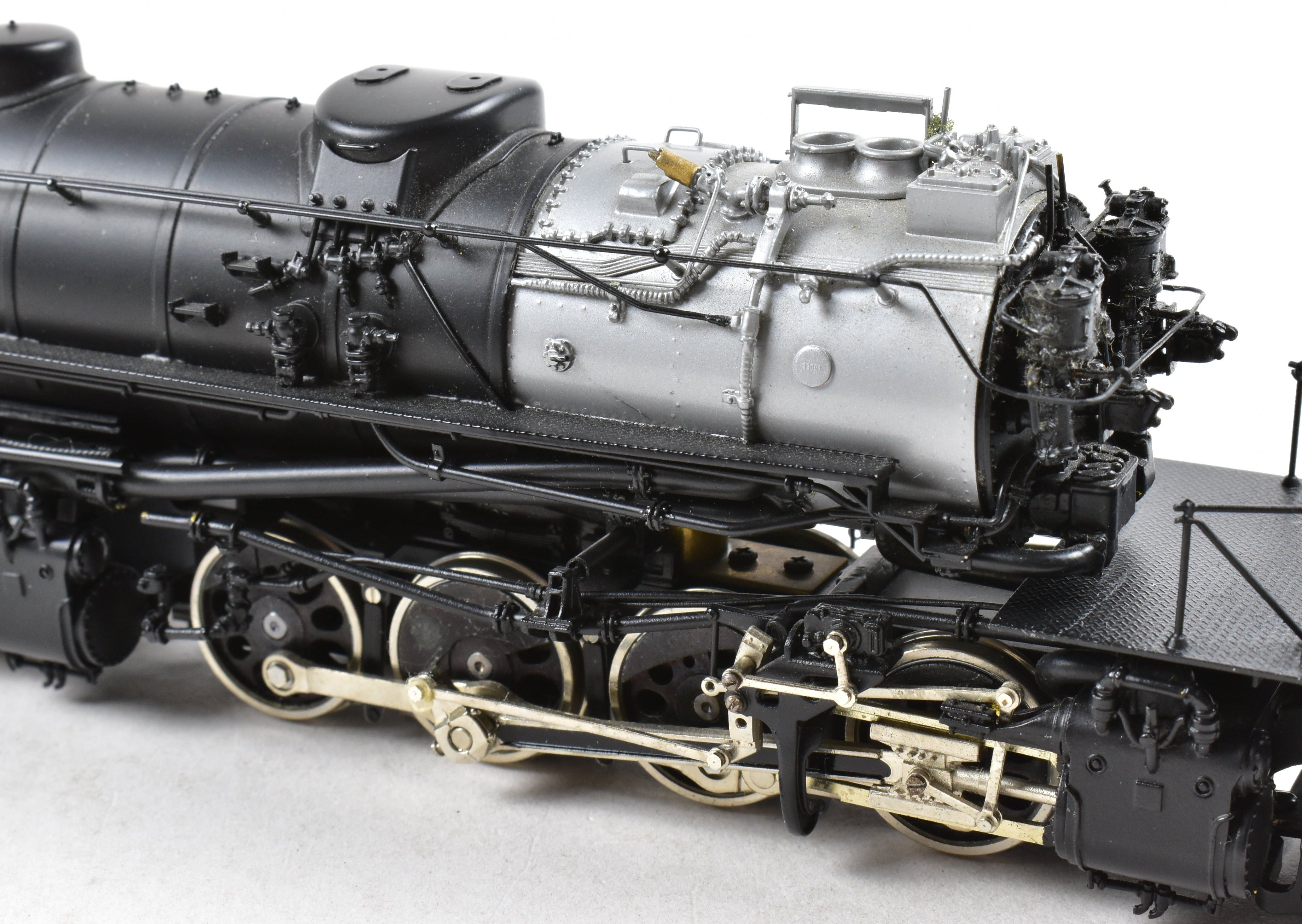HO Scale Brass Model Train - PFM Tenshodo Southern Pacific AC - 12 4 - 8 - 8 - 2 Cab Forward Factory - Painted Locomotive, Crown Model, No. 4276, 1983 Run