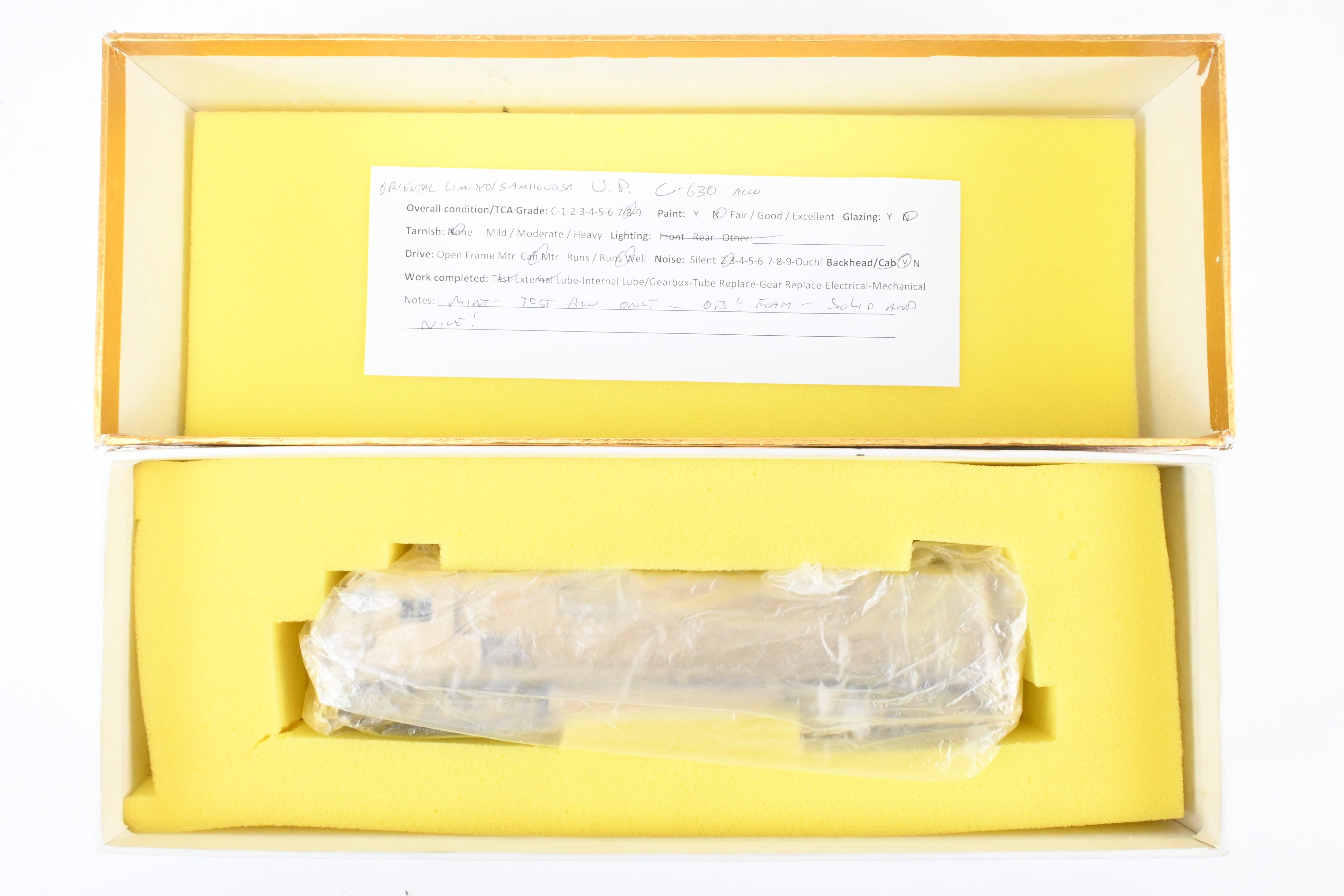 High - Quality HO Scale Brass Model of Union Pacific ALCo C - 630 3000 HP from Oriental Limited