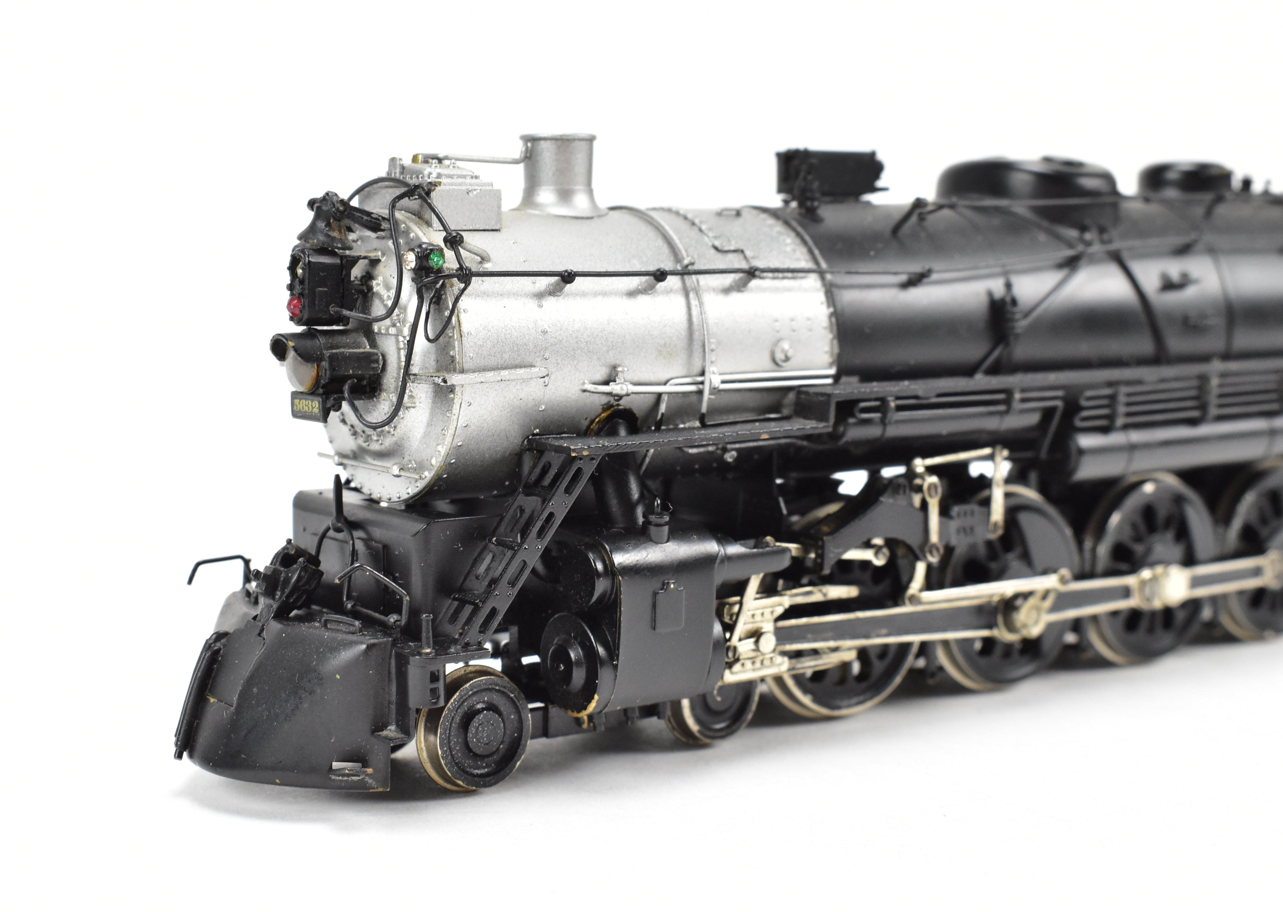 High - Quality HO Scale Brass Pacific Fast Mail Model Train - Toby CB&Q Burlington Route 4 - 8 - 4 Class O - 5, 1961 Run, Crown CP Numbered 5632