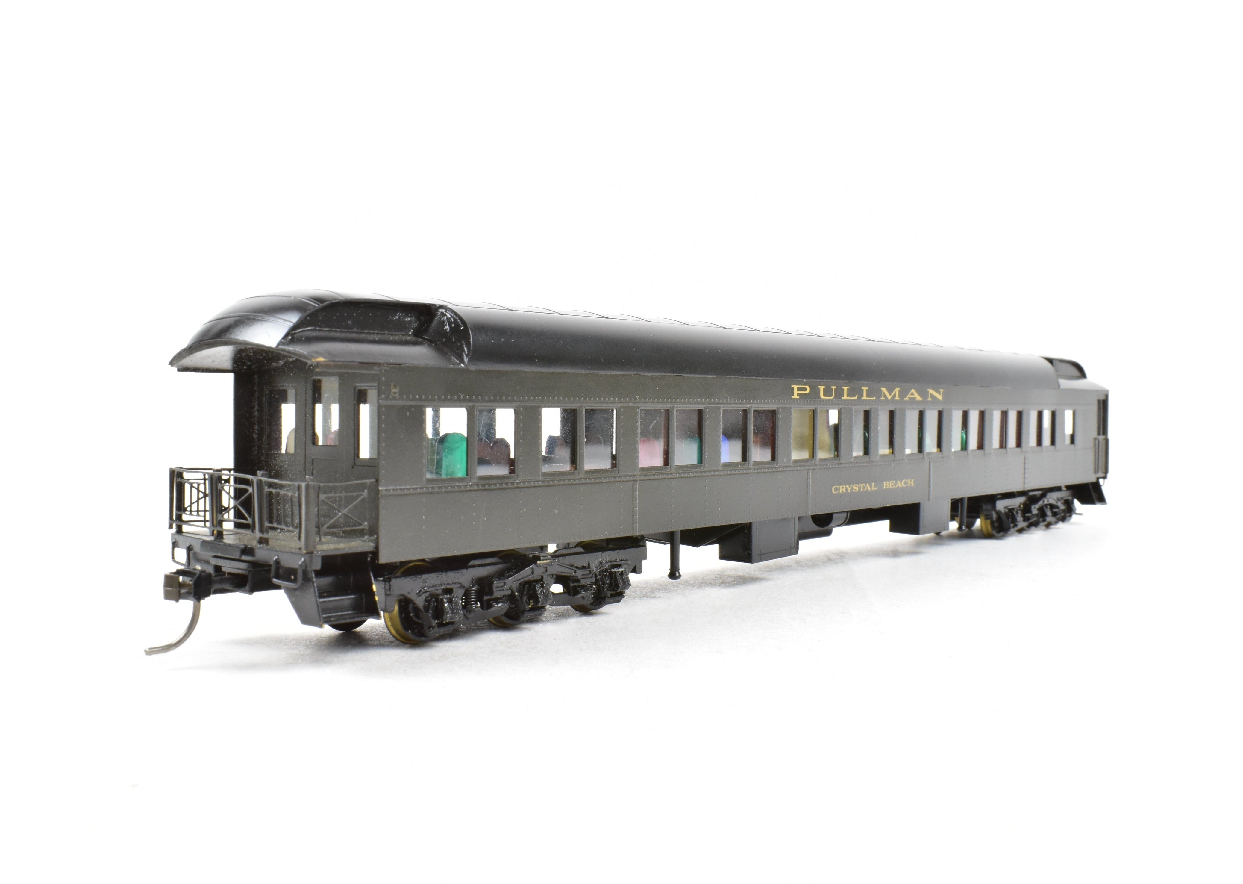 HO Scale Brass Lambert Pullman Heavyweight 3 - 2 Observation Car with Central Valley Trucks