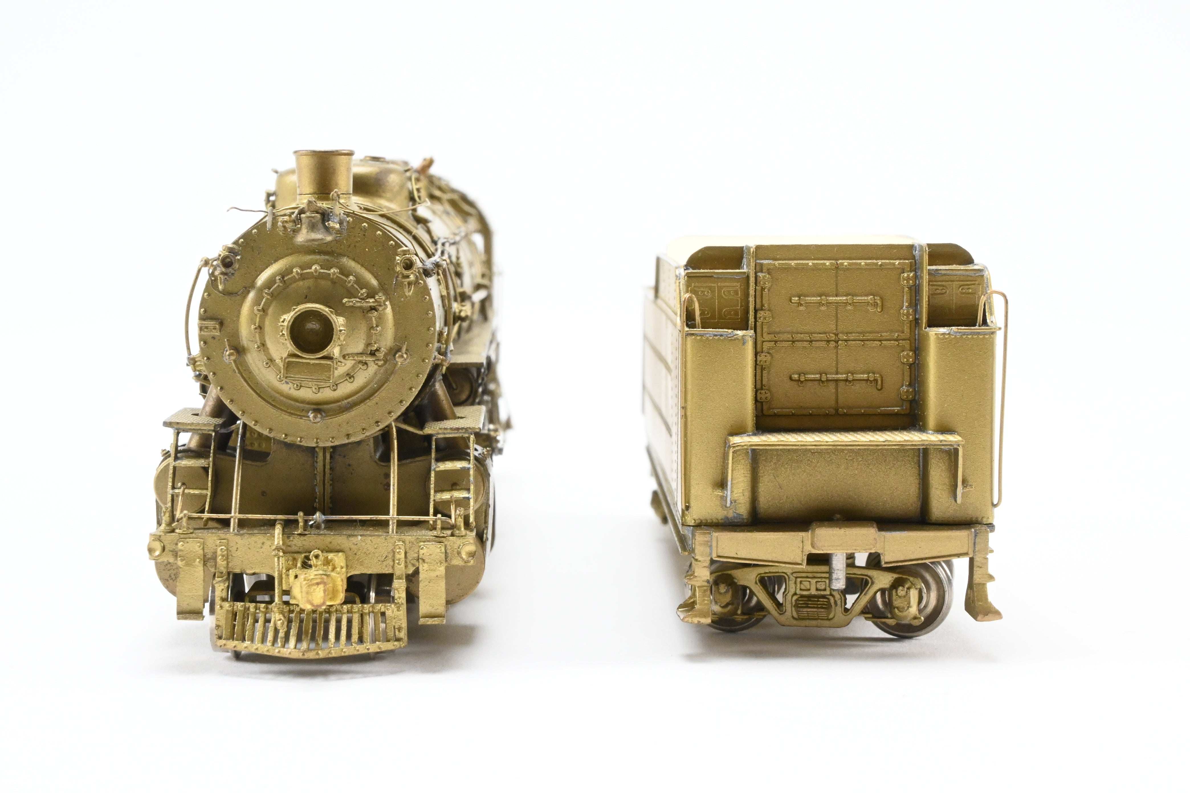HO Scale USRA 2-10-2 Heavy Brass Model by Key Imports, 1970s