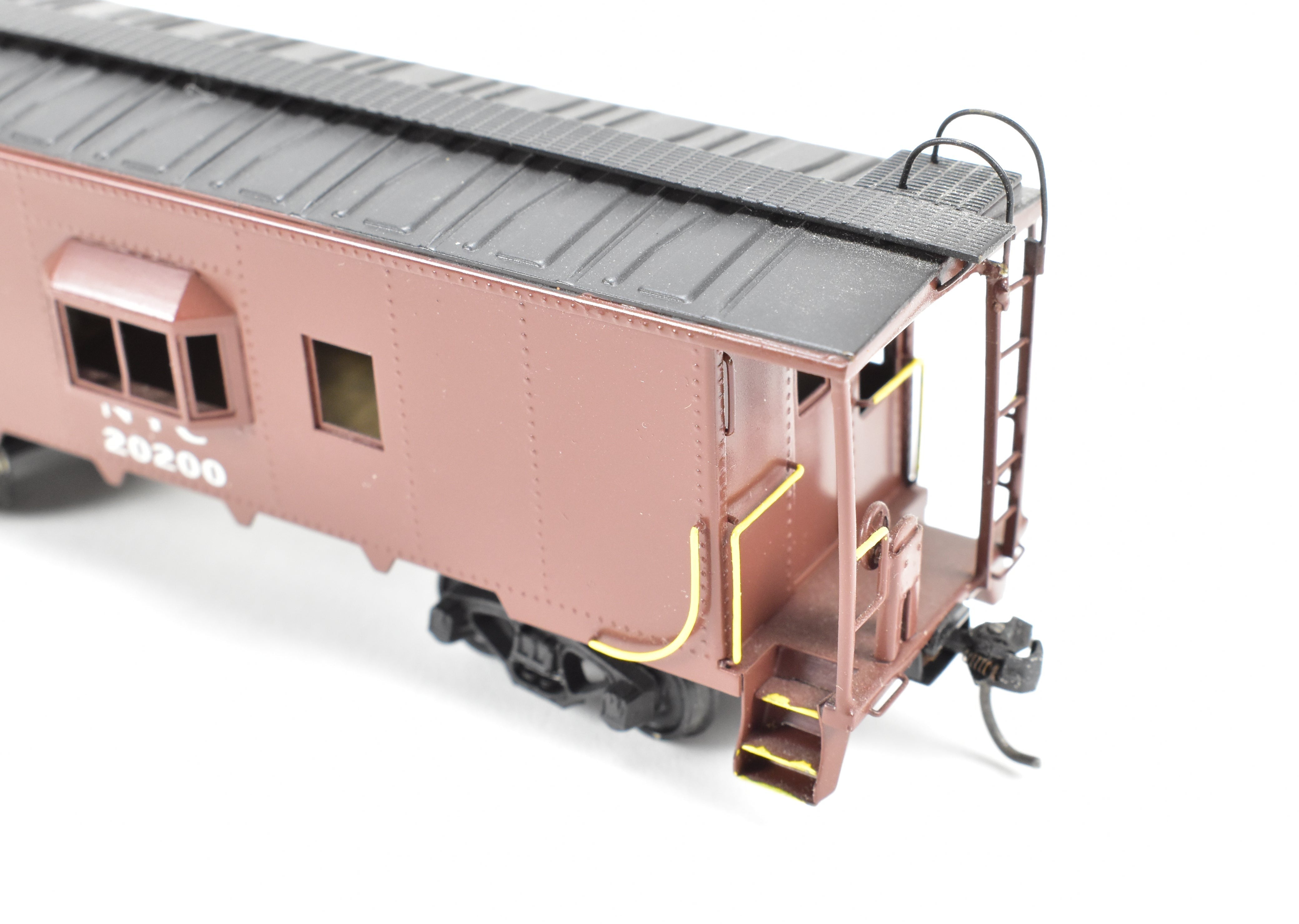 HO Scale Brass Model Train - Lambert NYC New York Central N7 All - Steel Bay Window Caboose CP by Despatch Shops