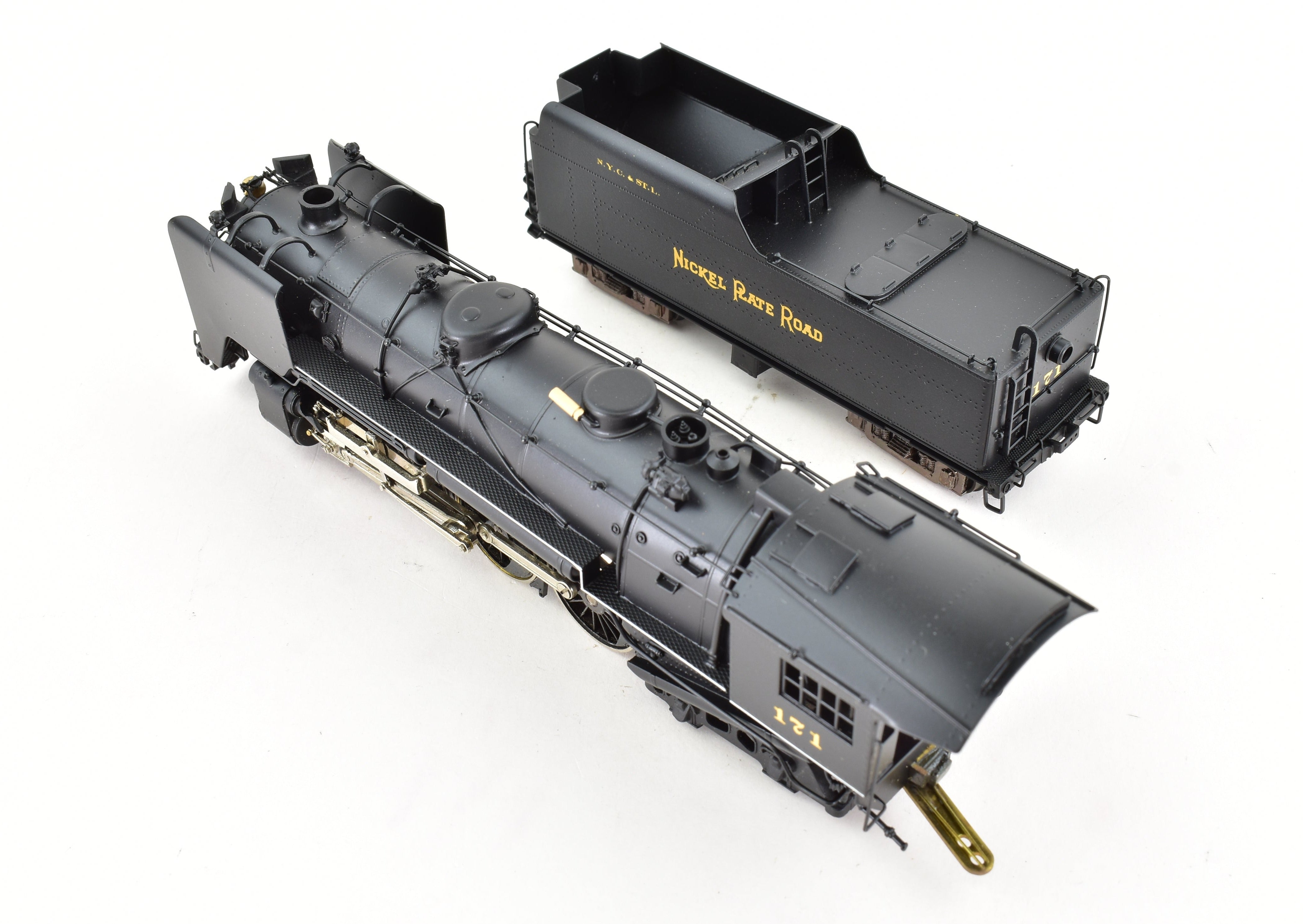 HO Scale Brass NPP Nickel - Plated NKP Class L - 1a 4 - 6 - 4 Pro - Painted Smoke Lifters Model