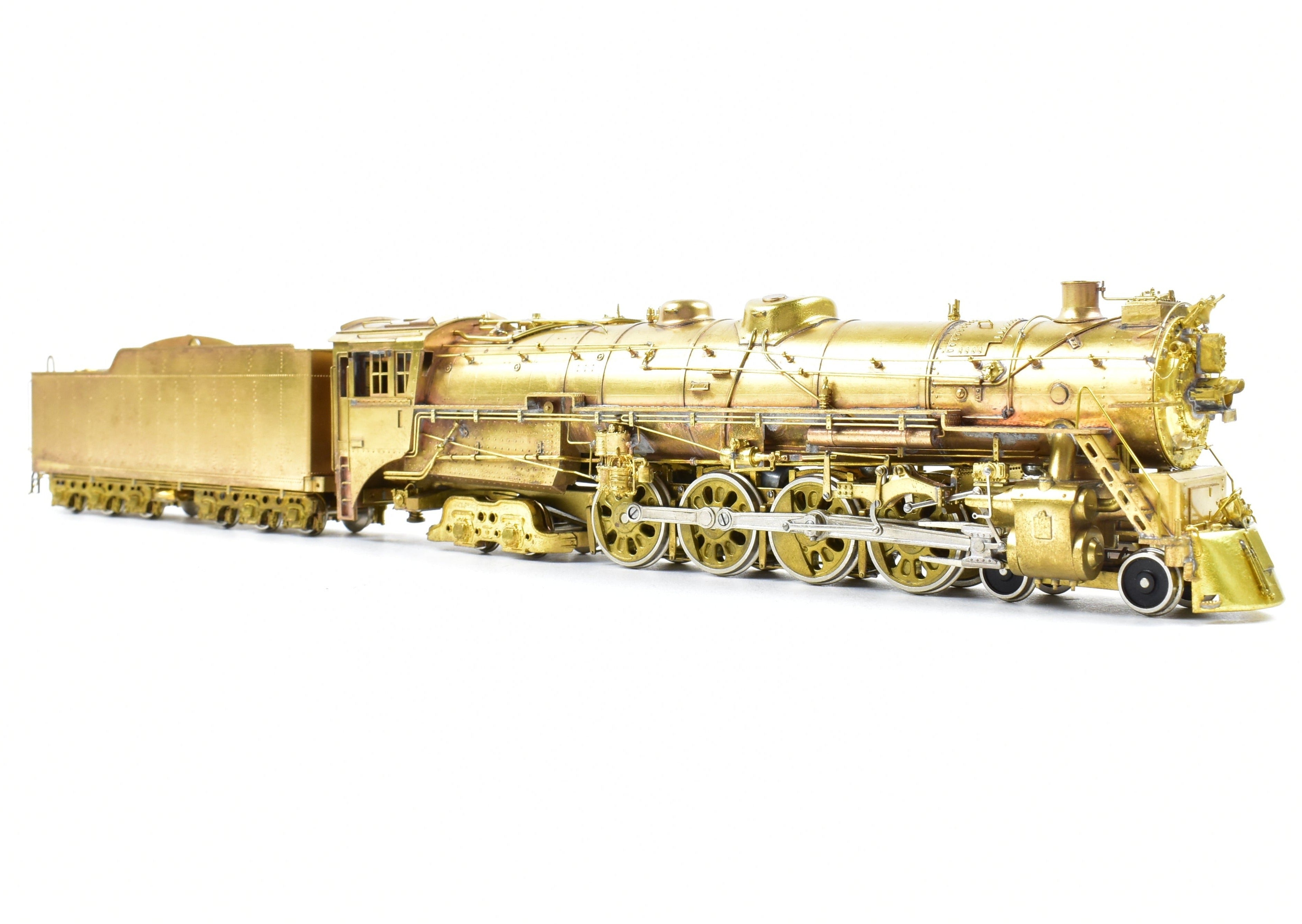 High - Quality HO Scale Brass Pacific Fast Mail (PFM) Model Train - Toby CB&Q - Burlington Route 4 - 8 - 4 Class O - 5, 1963 Run Crown Edition
