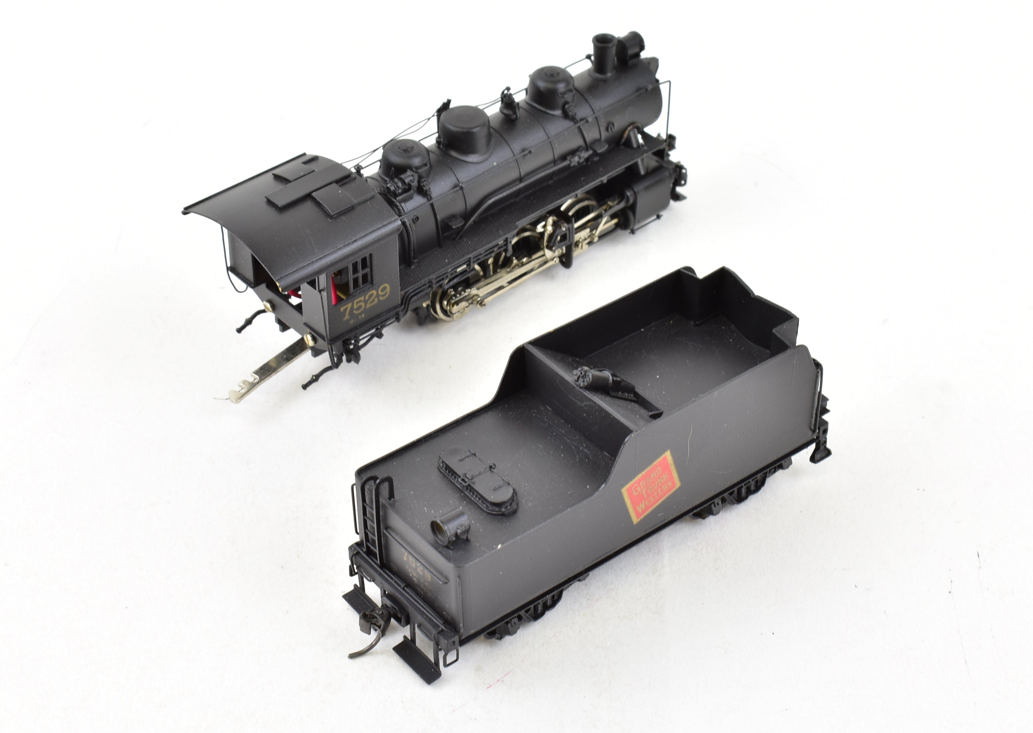HO Scale Brass Model Train - NorthWest Short Line USRA 0-6-0 Custom Painted and Detailed to Resemble Grand Truck Western