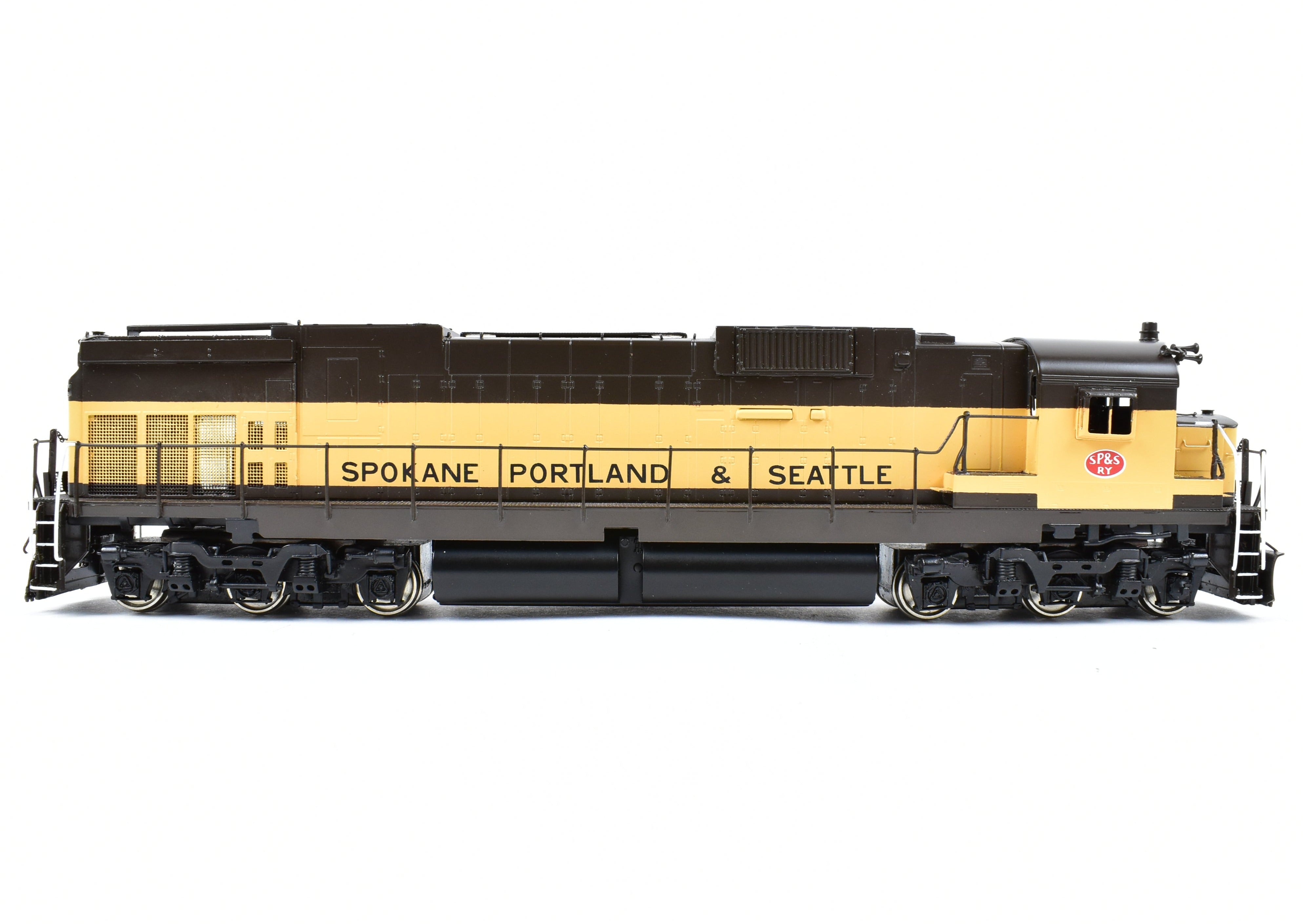 HO Brass Oriental Limited SP&S Alco C - 636 Un - numbered Freight Locomotive