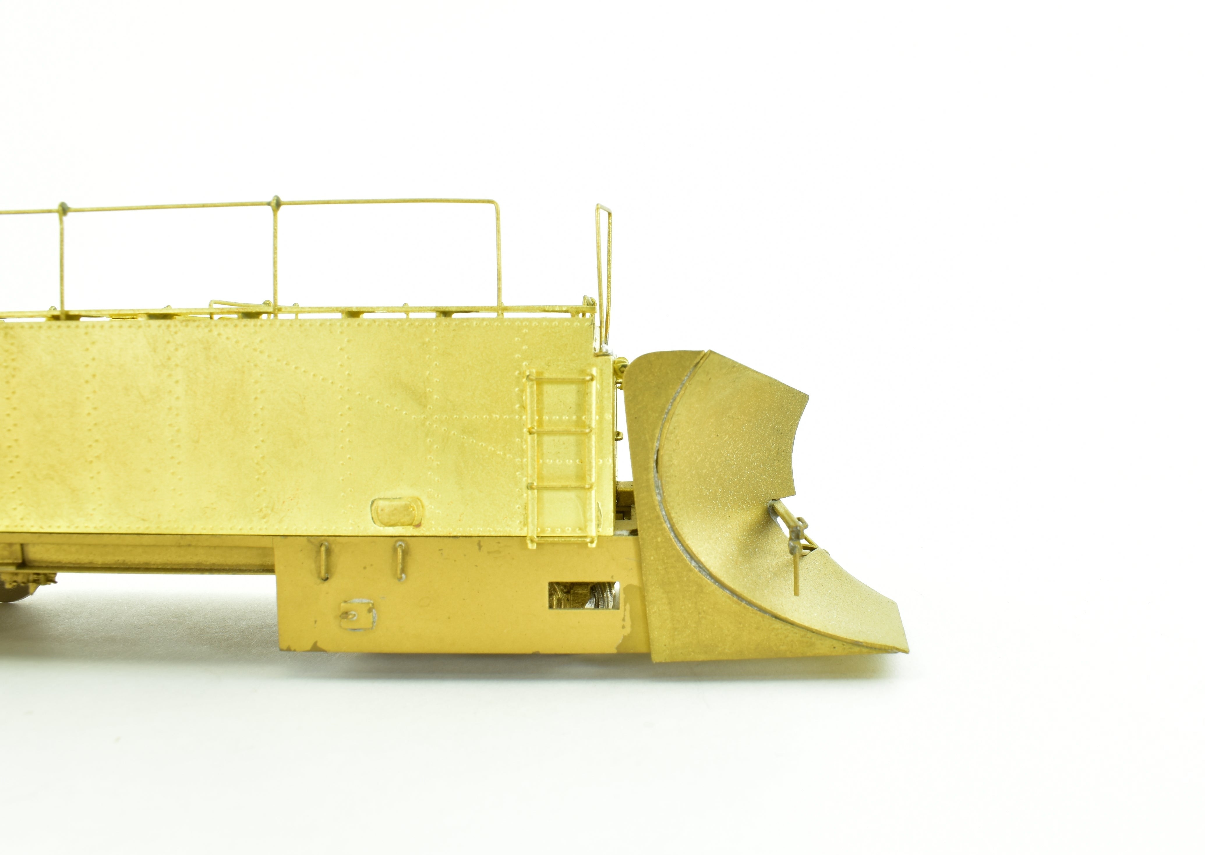 HO Scale Brass Oriental Limited Great Northern Wedge Snow Plow Model for Model Trains