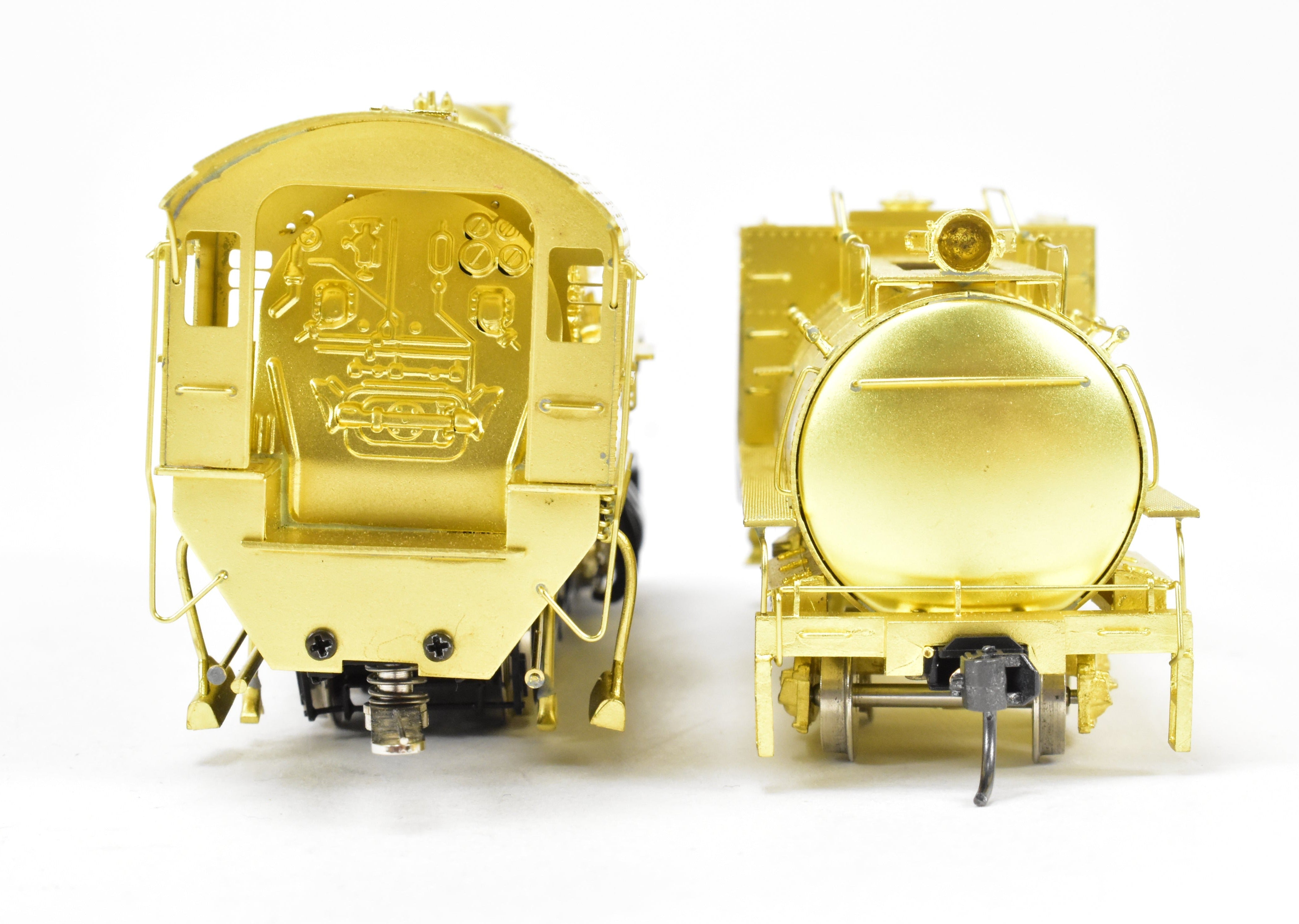 High - Quality HO Scale Brass Model Train - Southern Pacific C - 10 2 - 8 - 0 Prestige Series from Sunset Models with 2 Pumps and Feedwater Heater