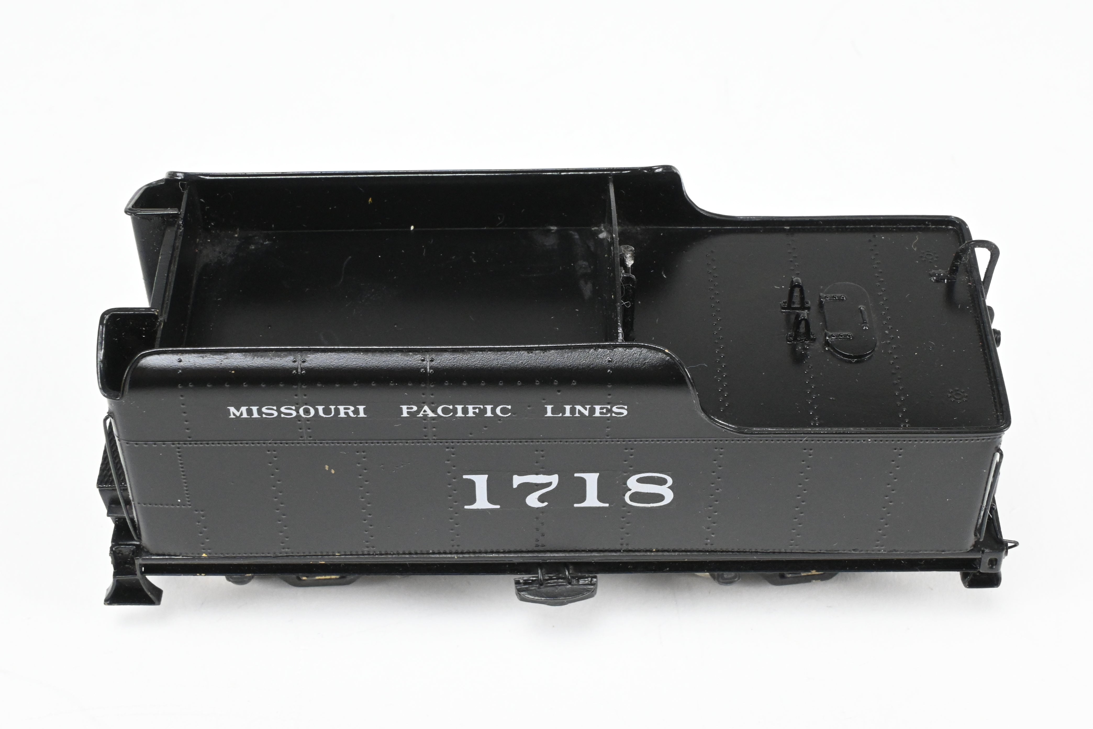 HO Scale Brass Missouri Pacific 2-10-2 Steam Locomotive Tender Model - Sunset Models Brand, Factory-Painted and Lettered Tender Only