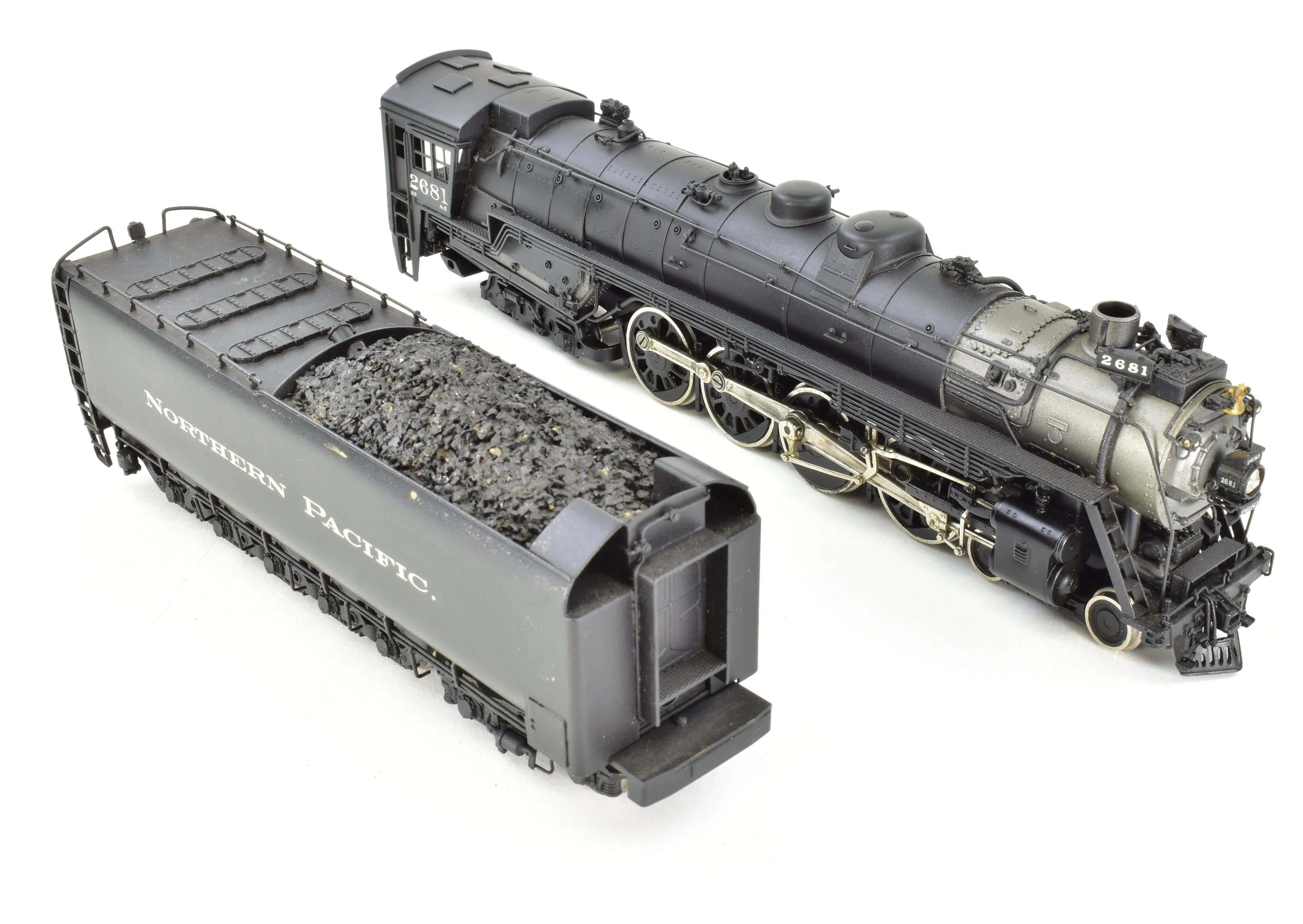 HO Scale Brass PFM - Fujiyama Northern Pacific 4-8-4 Class A-5 Model from 1972 Run with Custom Painting