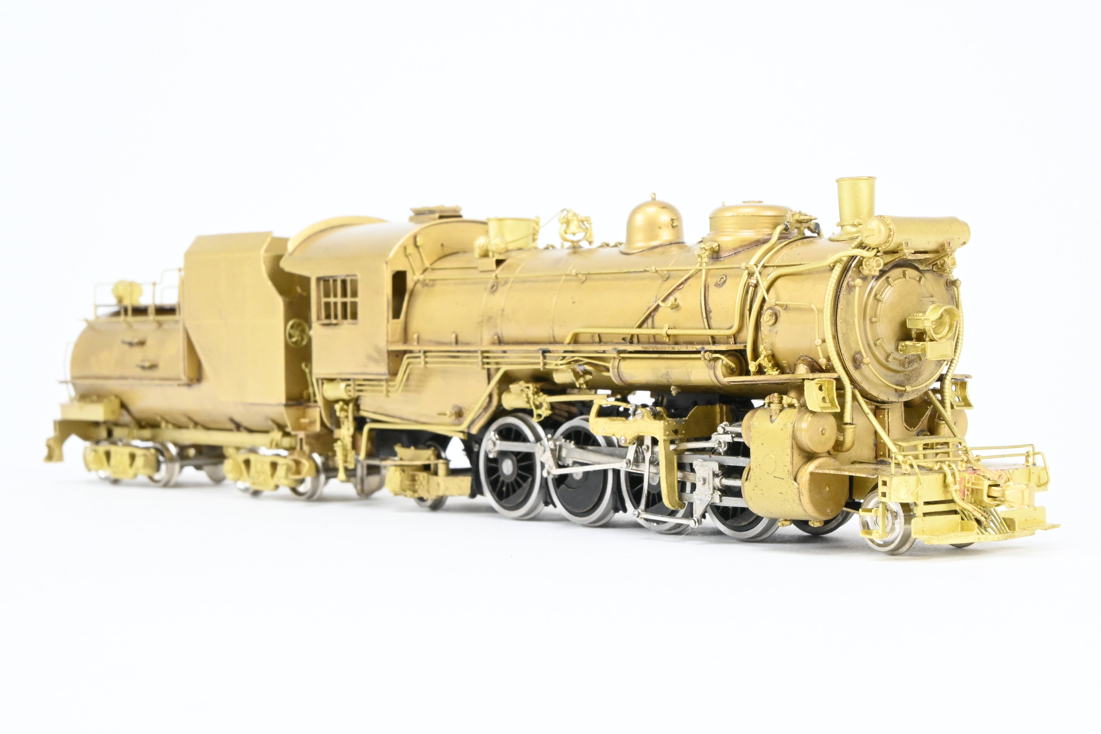 HO Scale Brass Nickel Plate Products (NPP) Erie Railroad N-1 Class 2-8-2 Mikado Steam Locomotive Model - Version 2