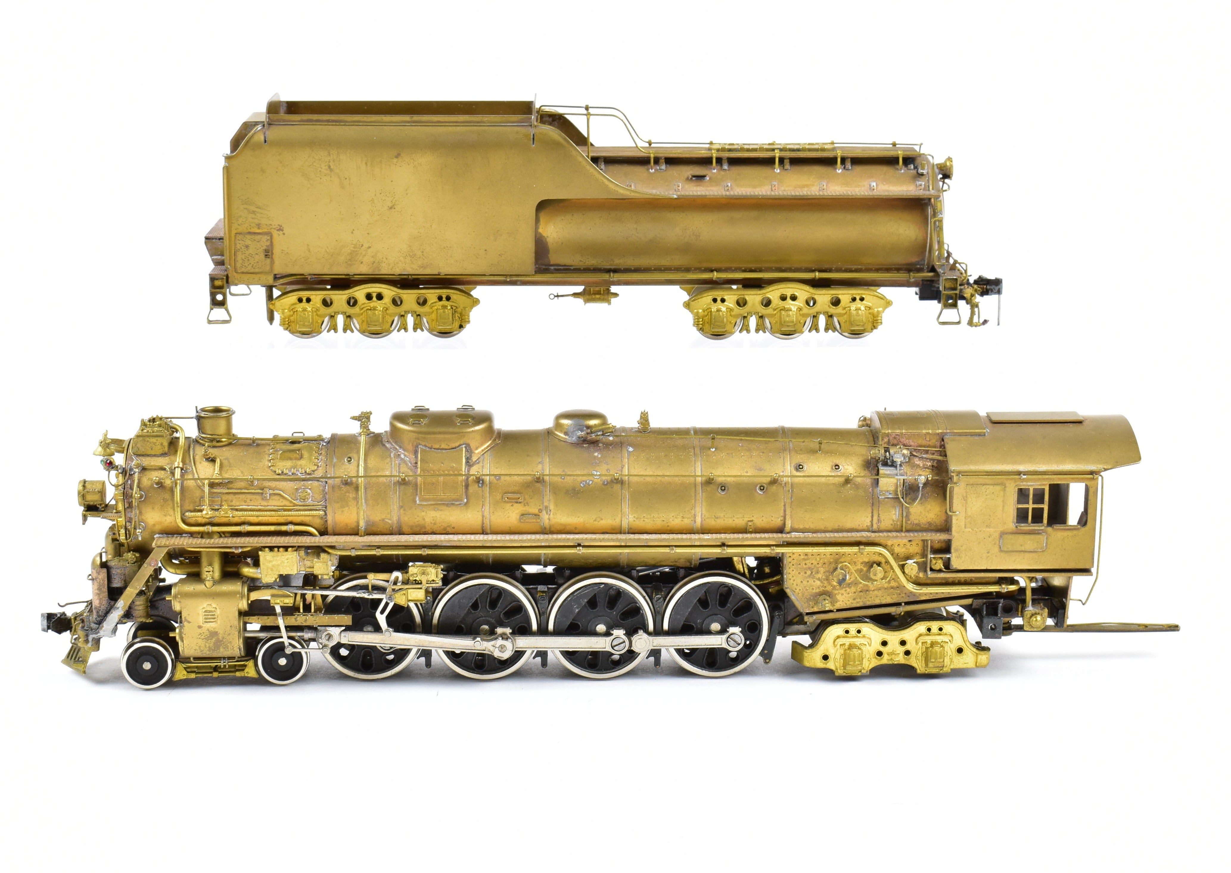 HO Scale Brass PFM Fujiyama 4-8-4 'The Governor' Model, Well-Serviced
