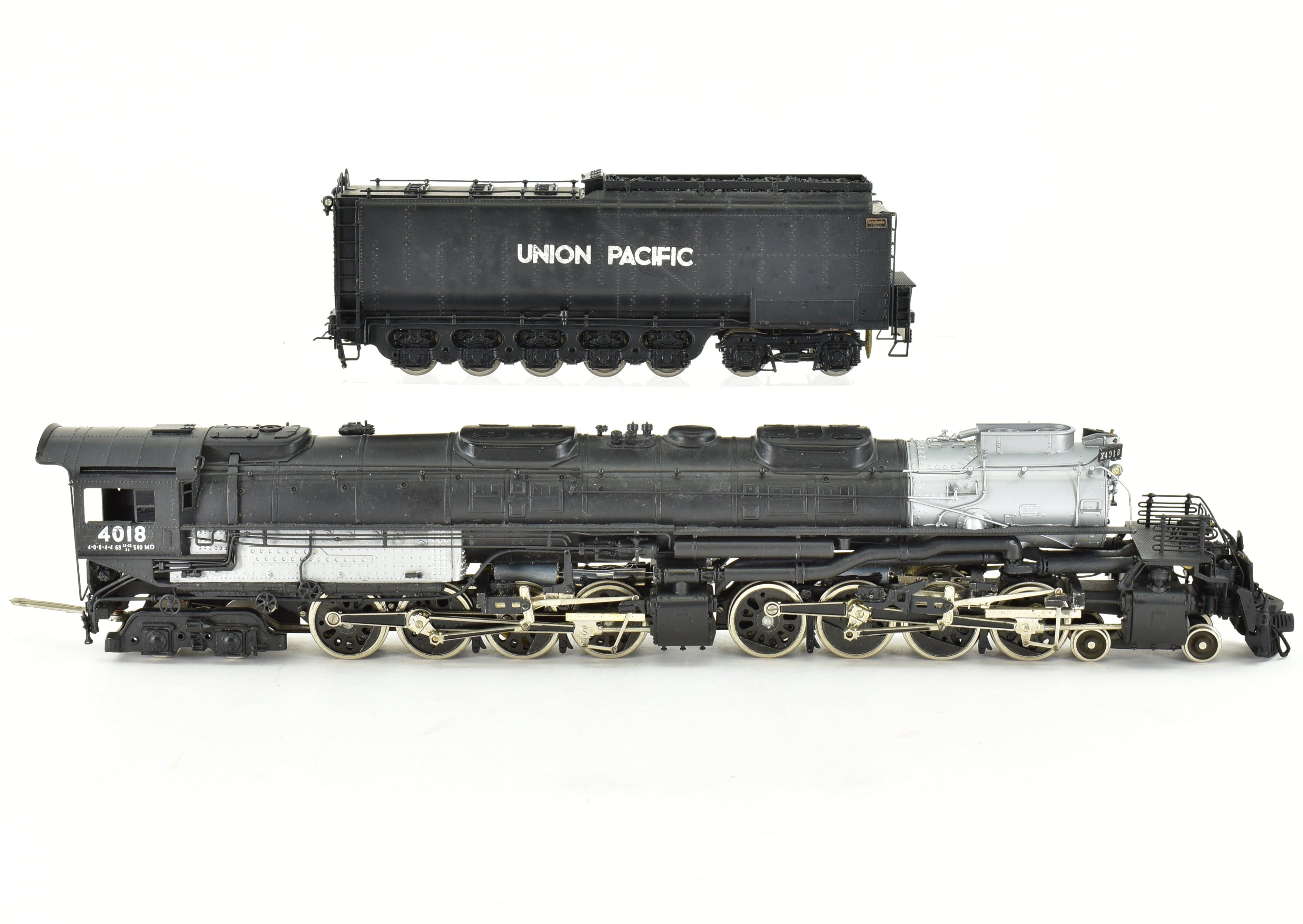 HO Scale Brass PFM - Tenshodo Union Pacific 4-8-8-4 Big Boy Crown Steam Locomotive with Signature Series Tender, Model No. 4018 from the 1969 Run