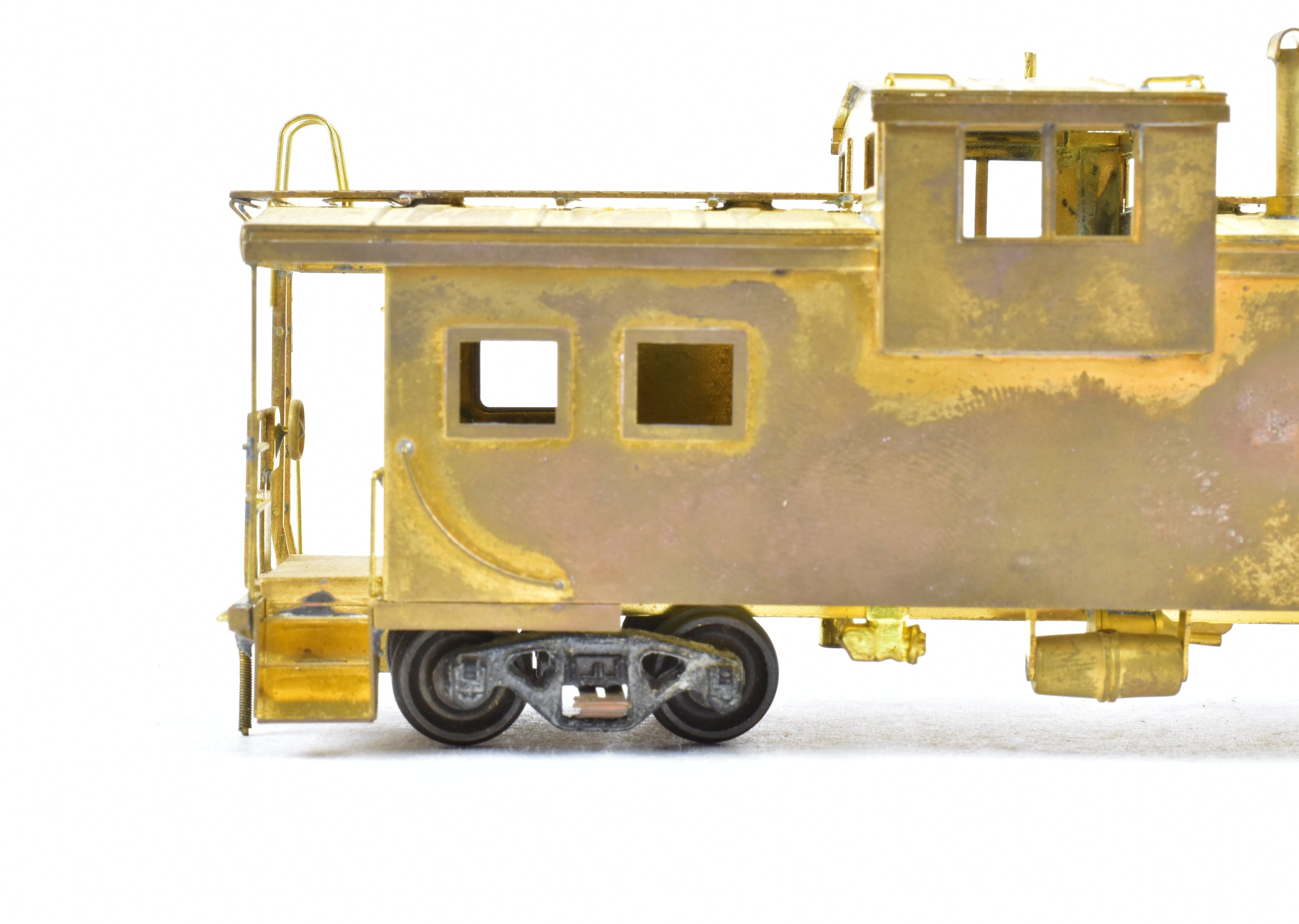 HO Scale Brass Model Railroad Wide Vision Caboose by LMB Models Inc. for Various Roads, International Design