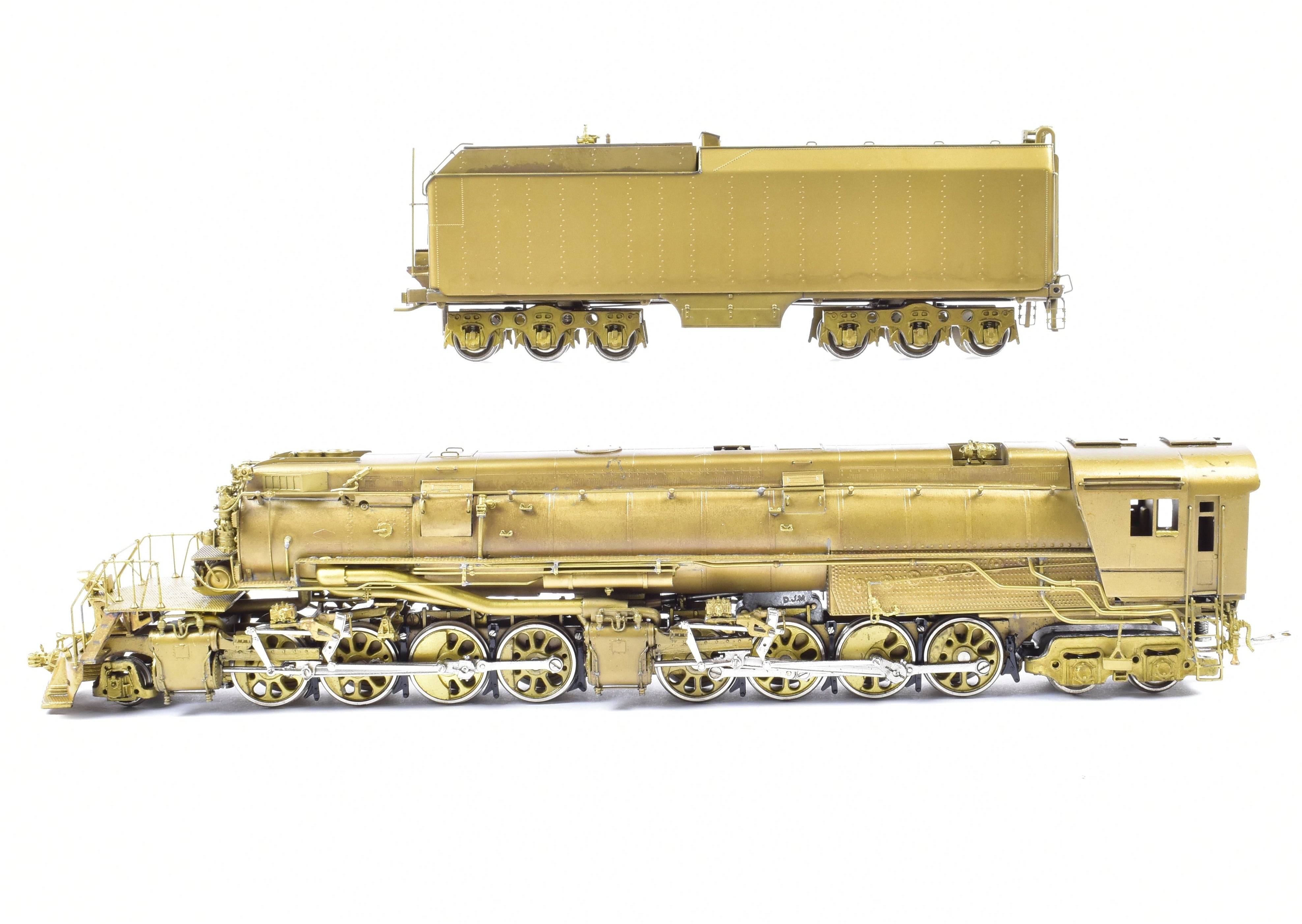 HO Scale Brass Model Train - Sunset Models' Southern Pacific AC - 9 2 - 8 - 8 - 4 Yellowstone in Yellow Color
