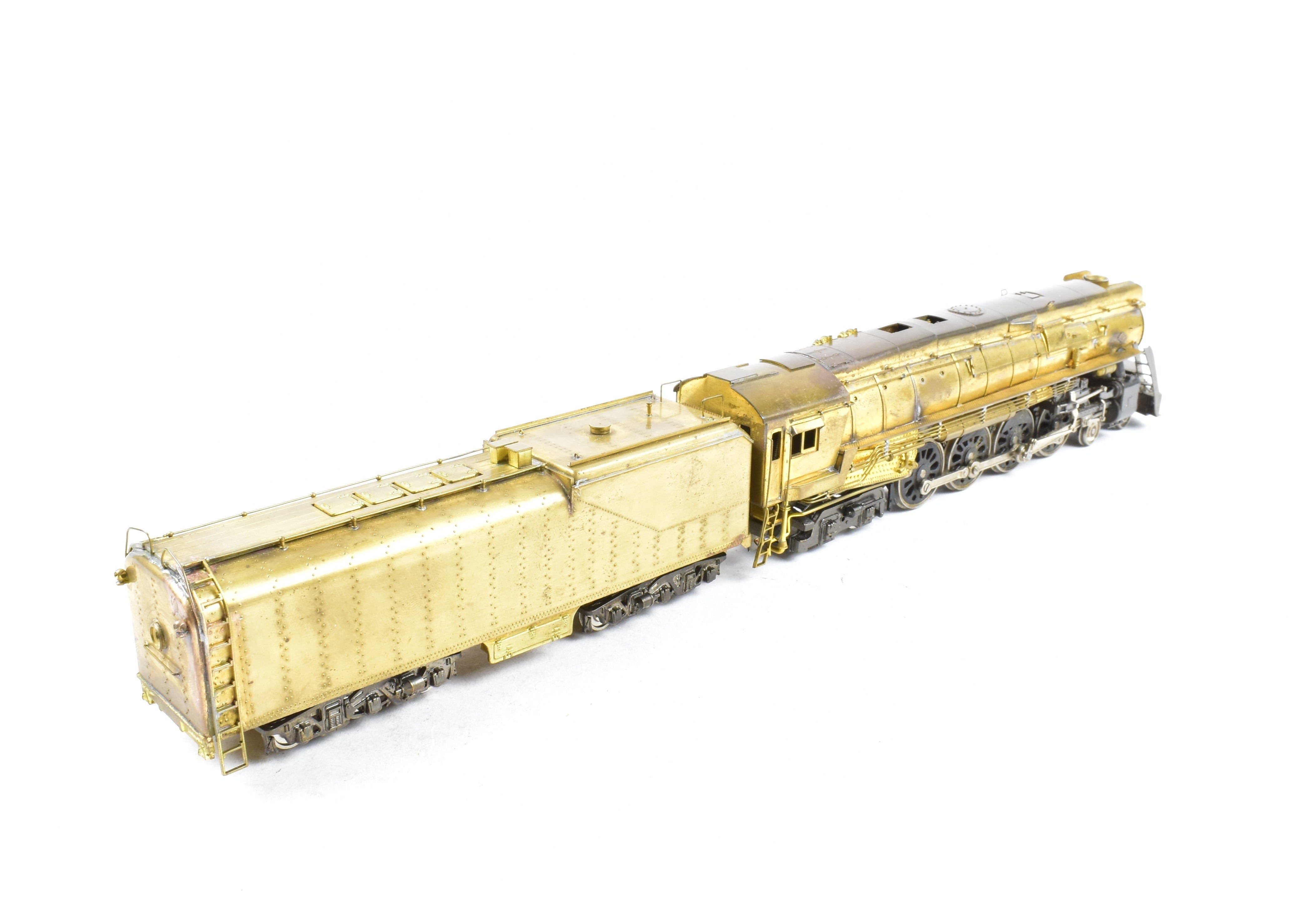 HO Scale Brass Max Gray Model Train - Southern Pacific Class GS - 4 4 - 8 - 4 De - Skirted Locomotive Replica