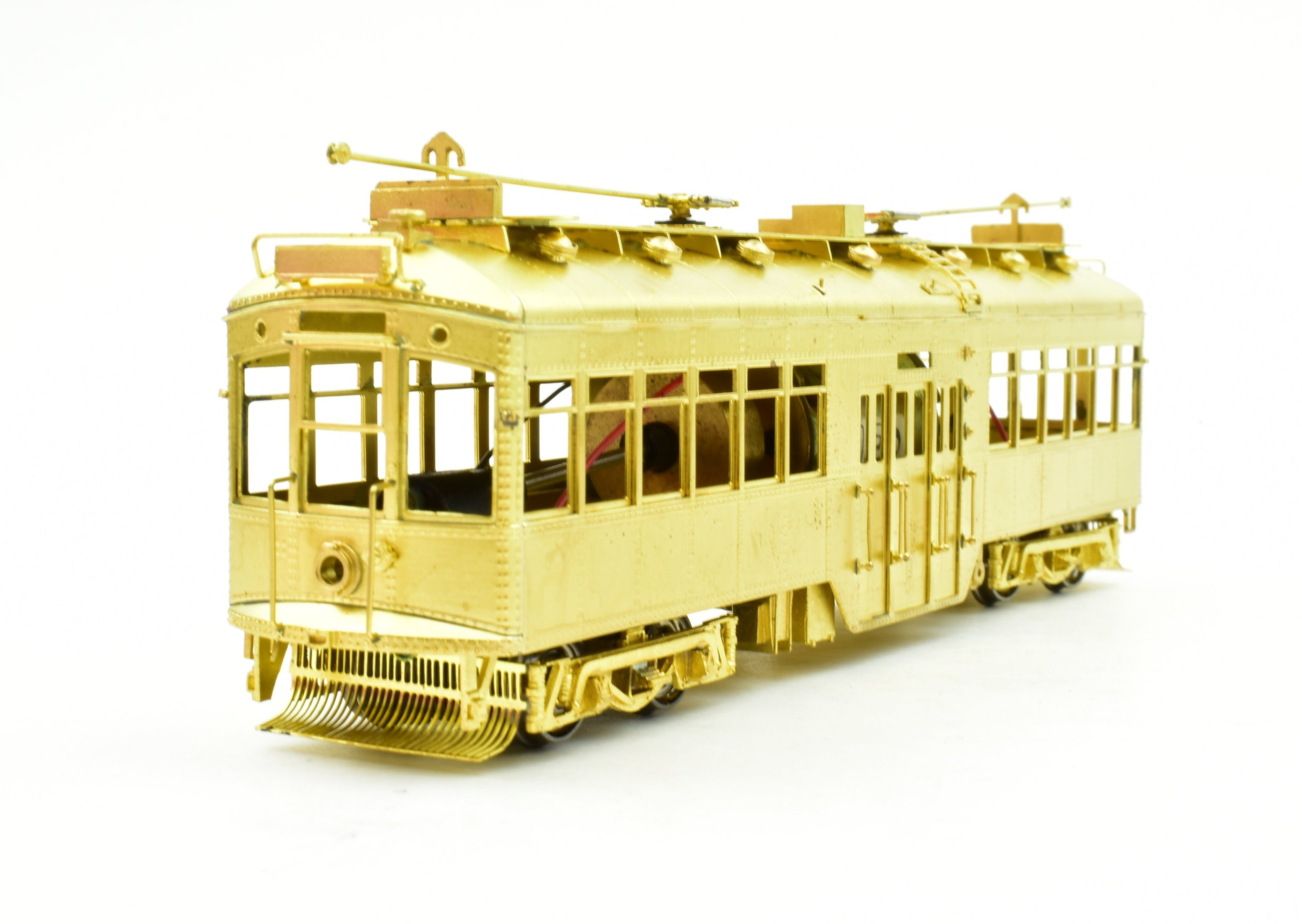 HO Scale Brass Model Train - MTS Imports PE - Pacific Electric #170 - 179 Series Center Entrance Passenger Car